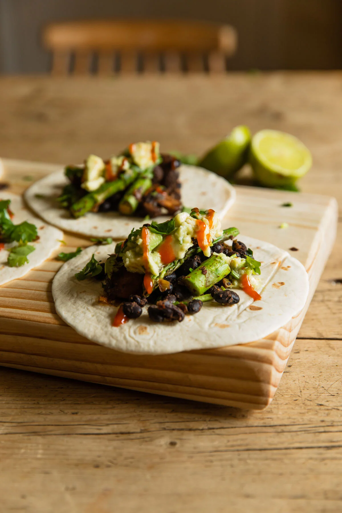 Asparagus and Mushroom Tacos — madeleine olivia