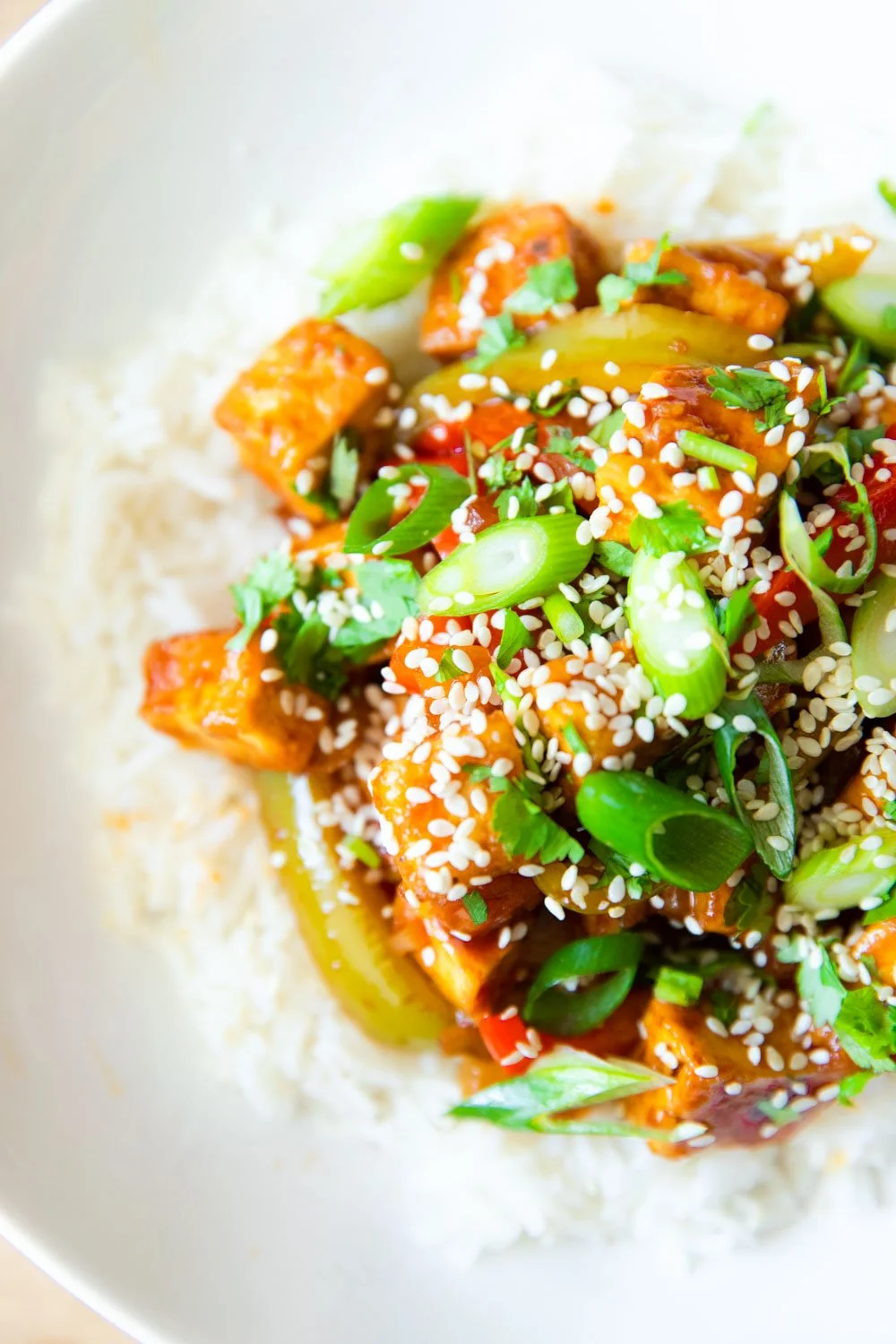 sweet and sour tofu