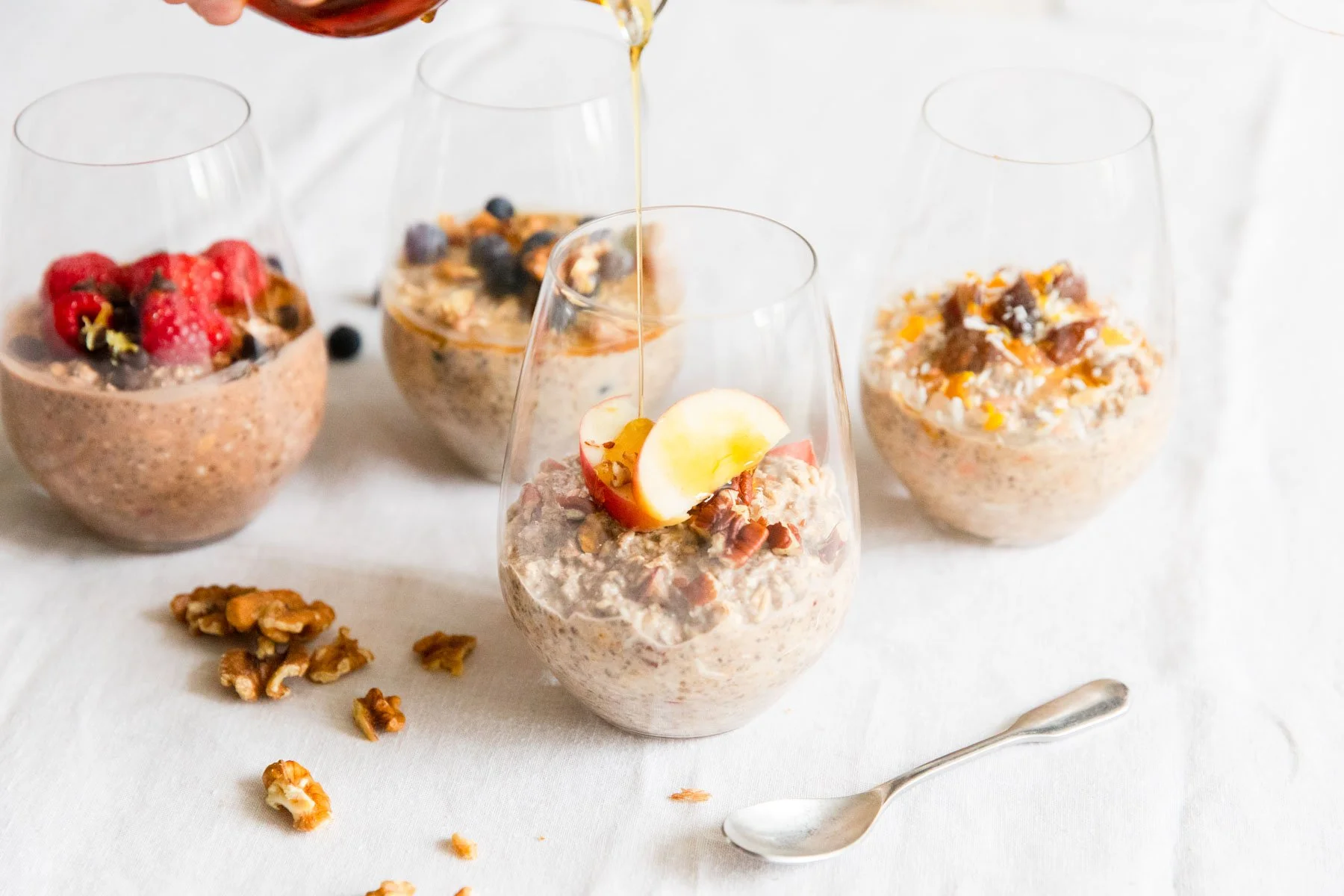 Apple Crumble Overnight Oats — madeleine olivia