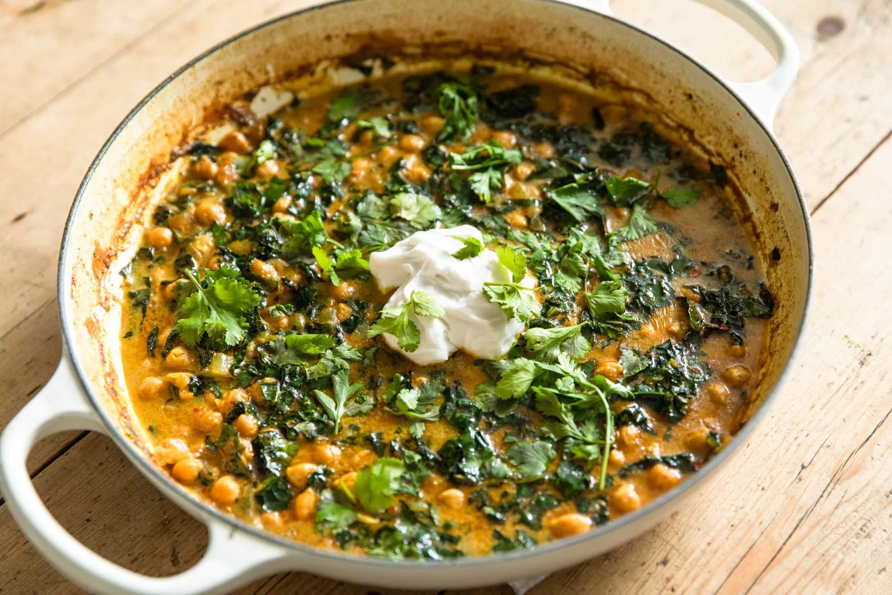 Curried chickpea stew recipe