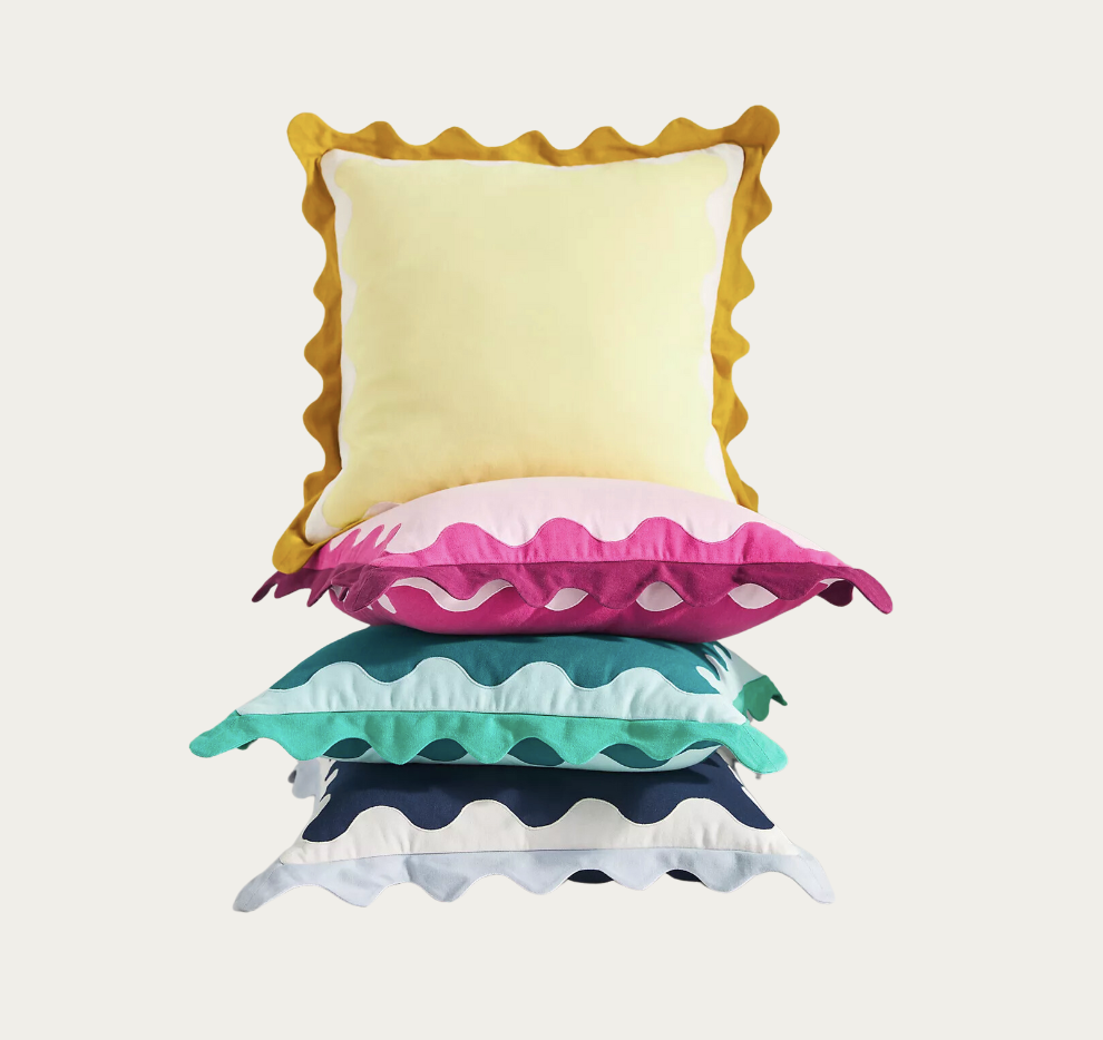 Scallop Edged Pillows