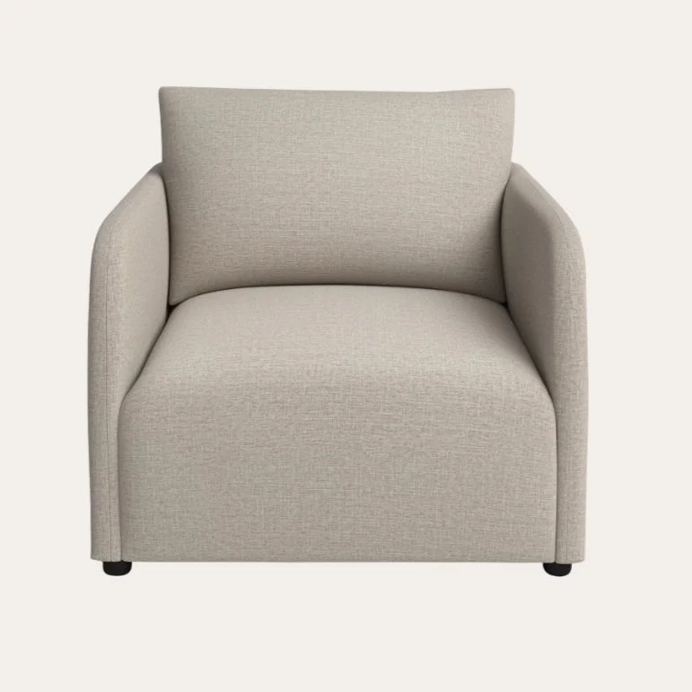 Neutral Oversized Chair in Valet Bran Cream for creating a cozy personal space