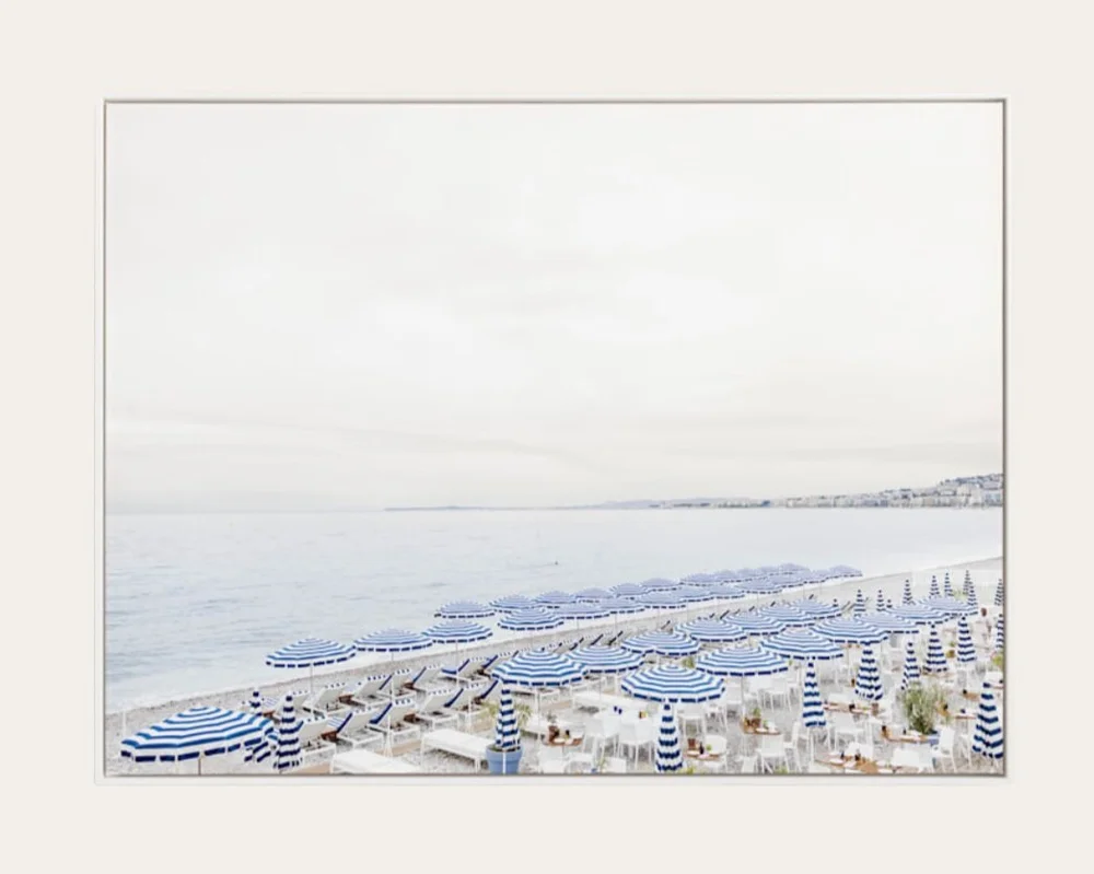French Riviera Photography Framed