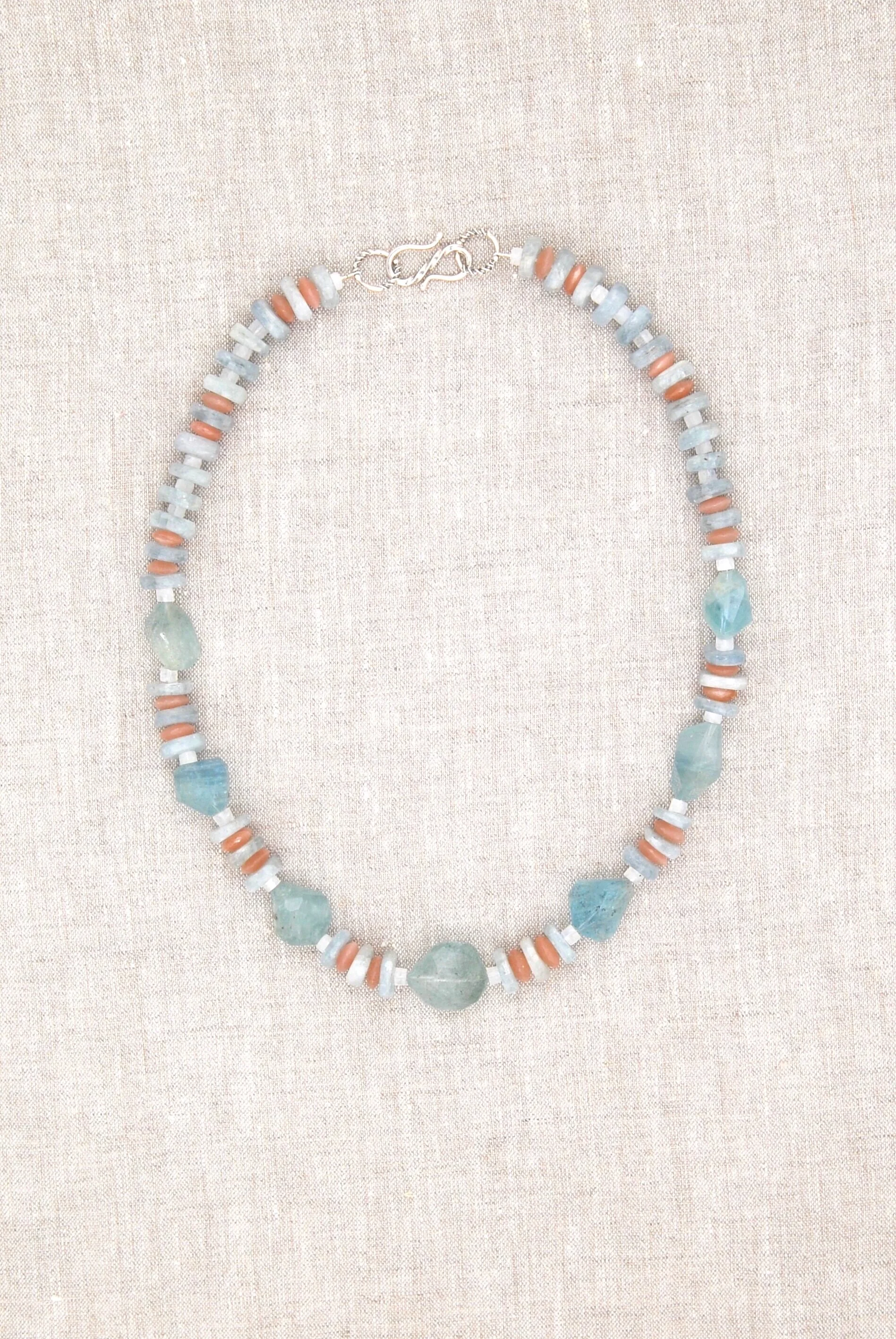 Peach &amp; Aqua $230