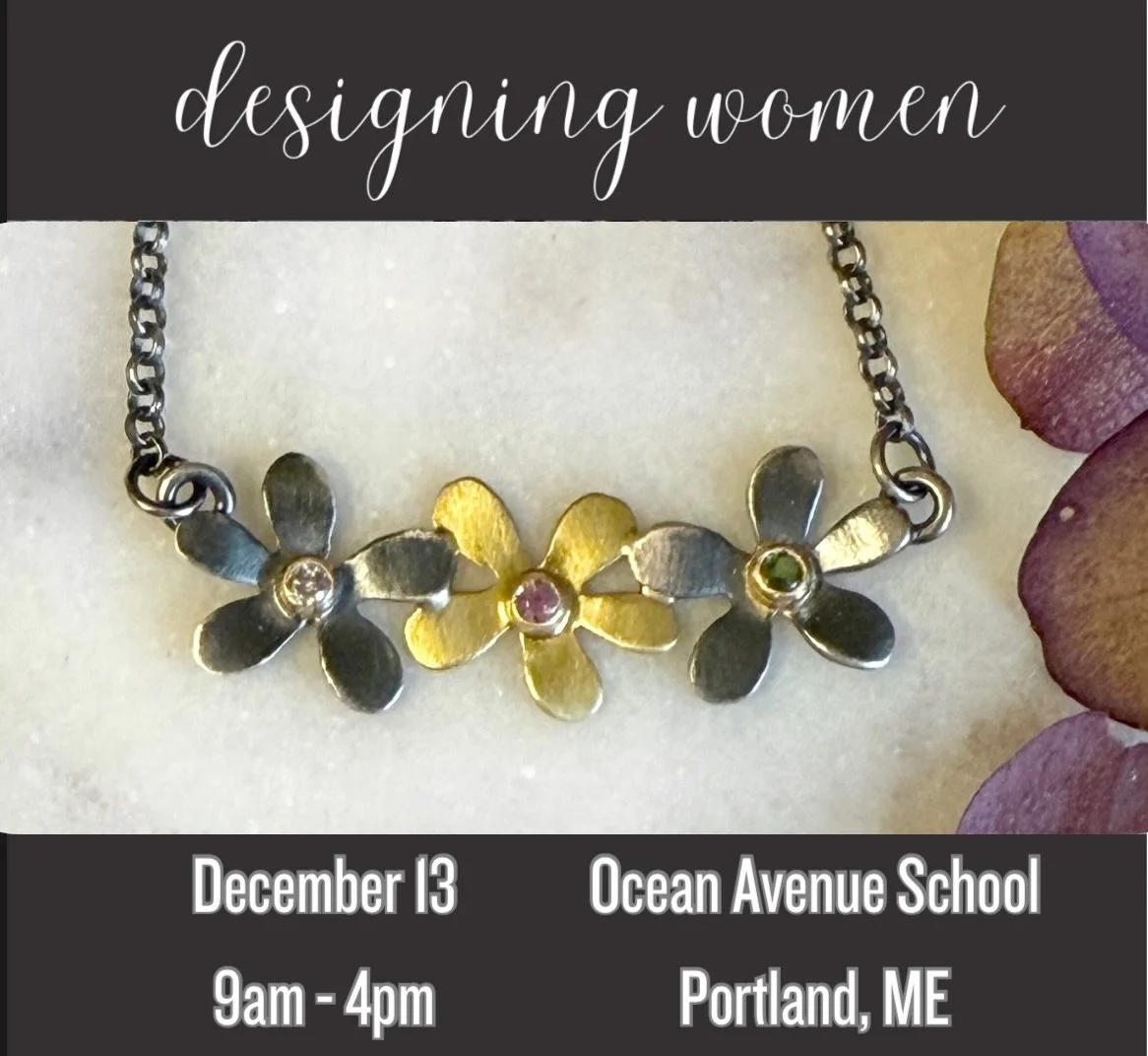 This Saturday I hope you&rsquo;ll stop by and see me at the Designing Women show at the Ocean Avenue School in Portland!  9-4, December 13th. This is my last show of the year! Come finish (or start ;) your holiday shopping by supporting makers!!! 
@d