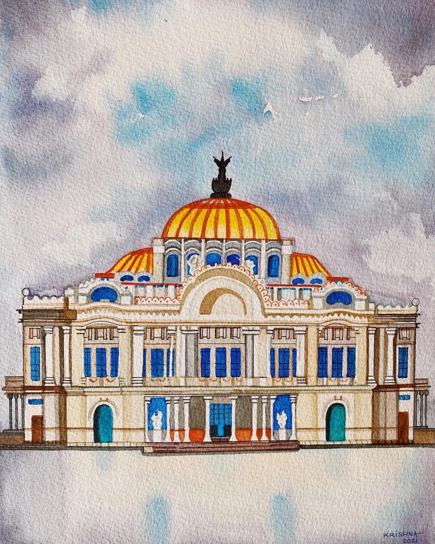 Palacio de Bella Artes, Mexico City 🇲🇽 
Commission for @artinathwani &amp; @sanjivmex