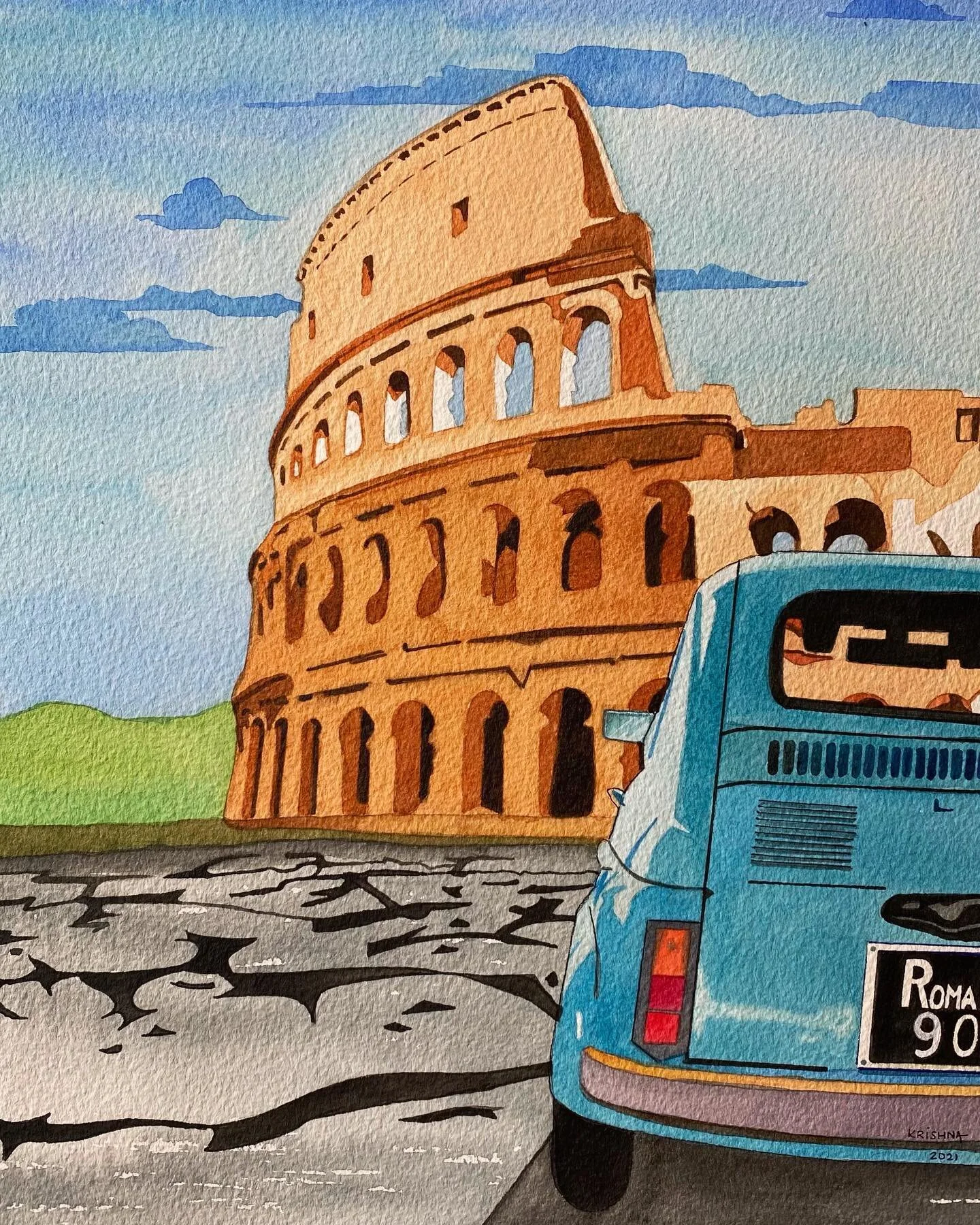 Allora Roma 🇮🇹 
(Commissioned for @puntographer)