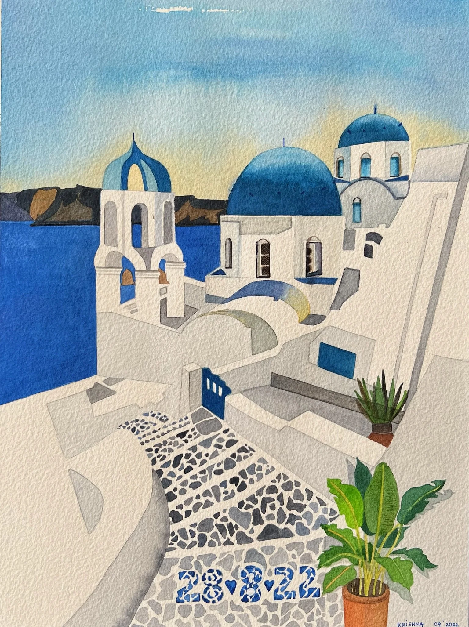 Mykonos Engagement (COMMISSION)