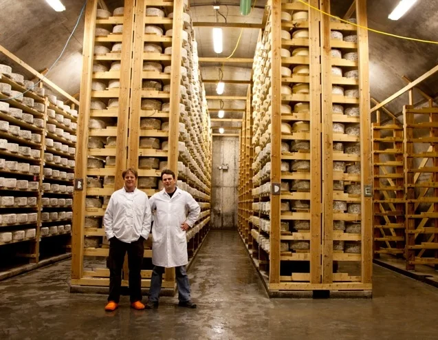 Andy and Mateo Kehler. Courtesy of Jasper Hill Farm.