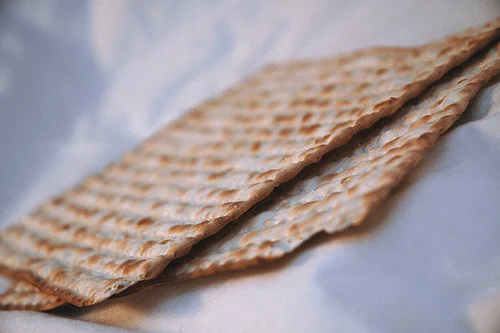 Matzo ready to be pancaked. Photo by Paurian/Flickr.