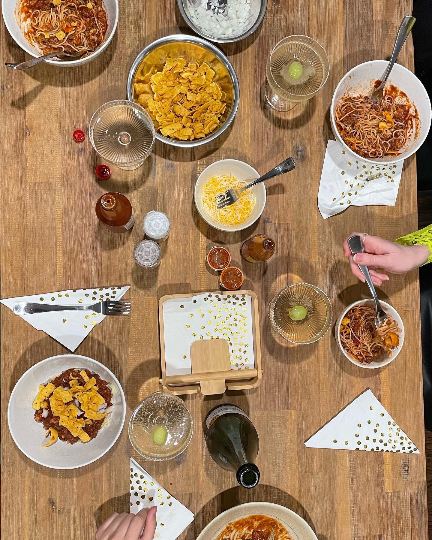The annual chili tradition lives on and was shared with dear friends on New Year&rsquo;s Eve.