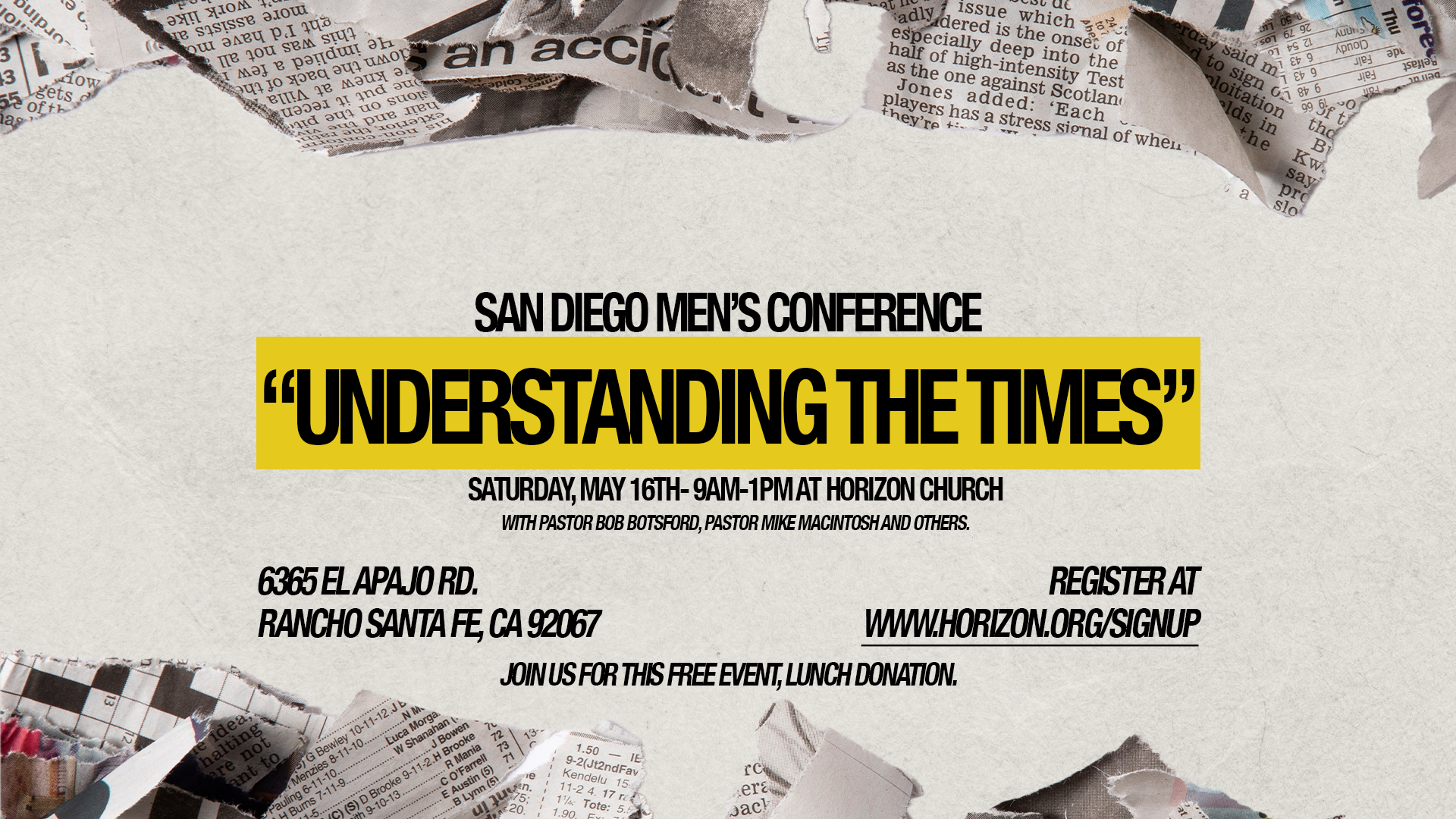 "Understanding the Times"