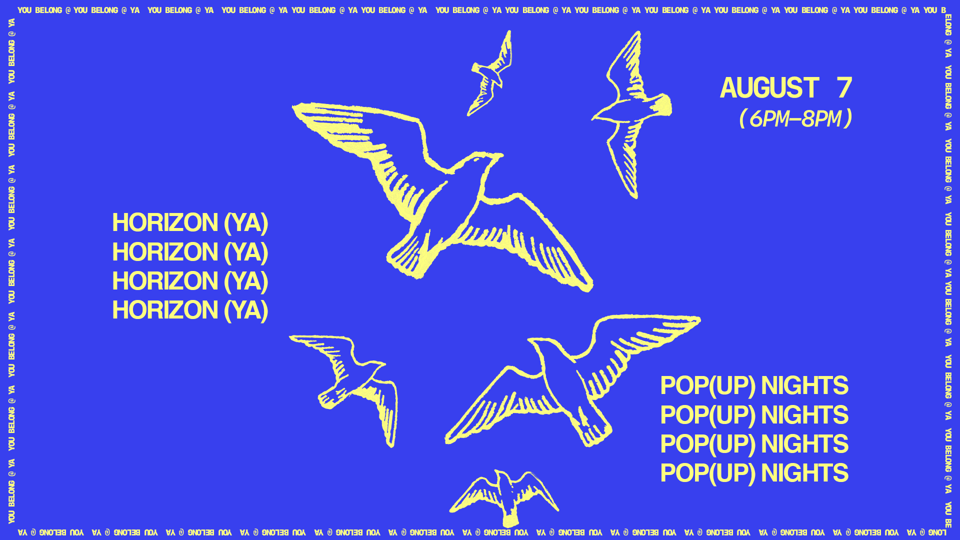 YA Pop (UP) Night