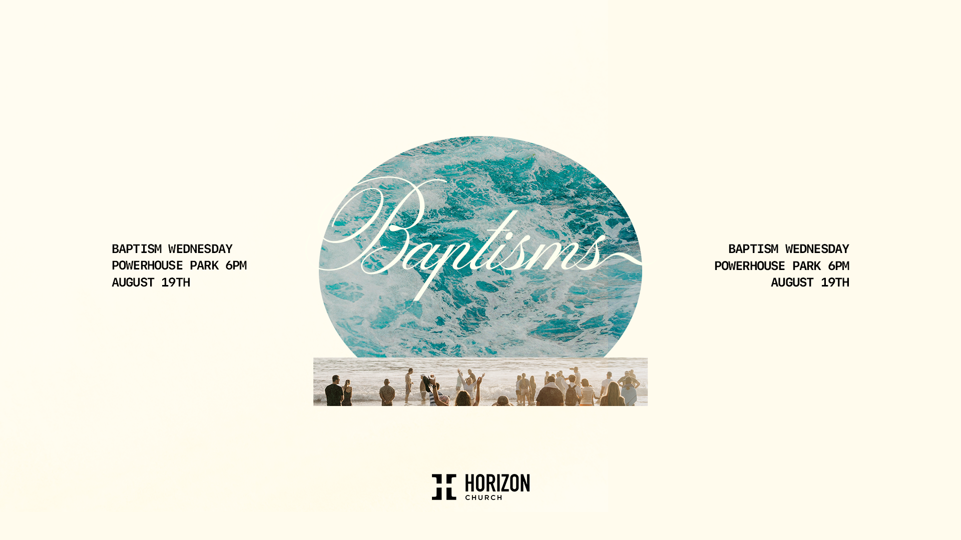 Baptism Wednesday