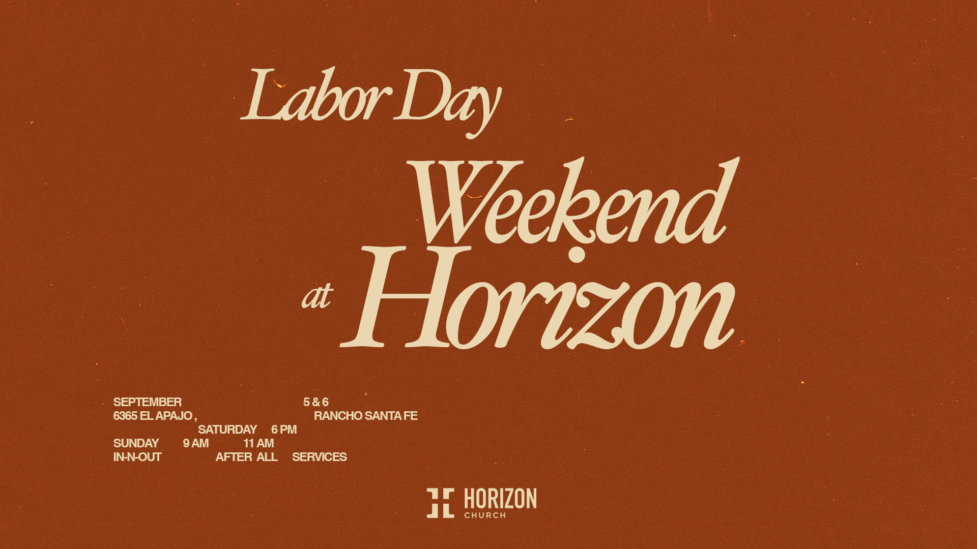 Labor Day Weekend