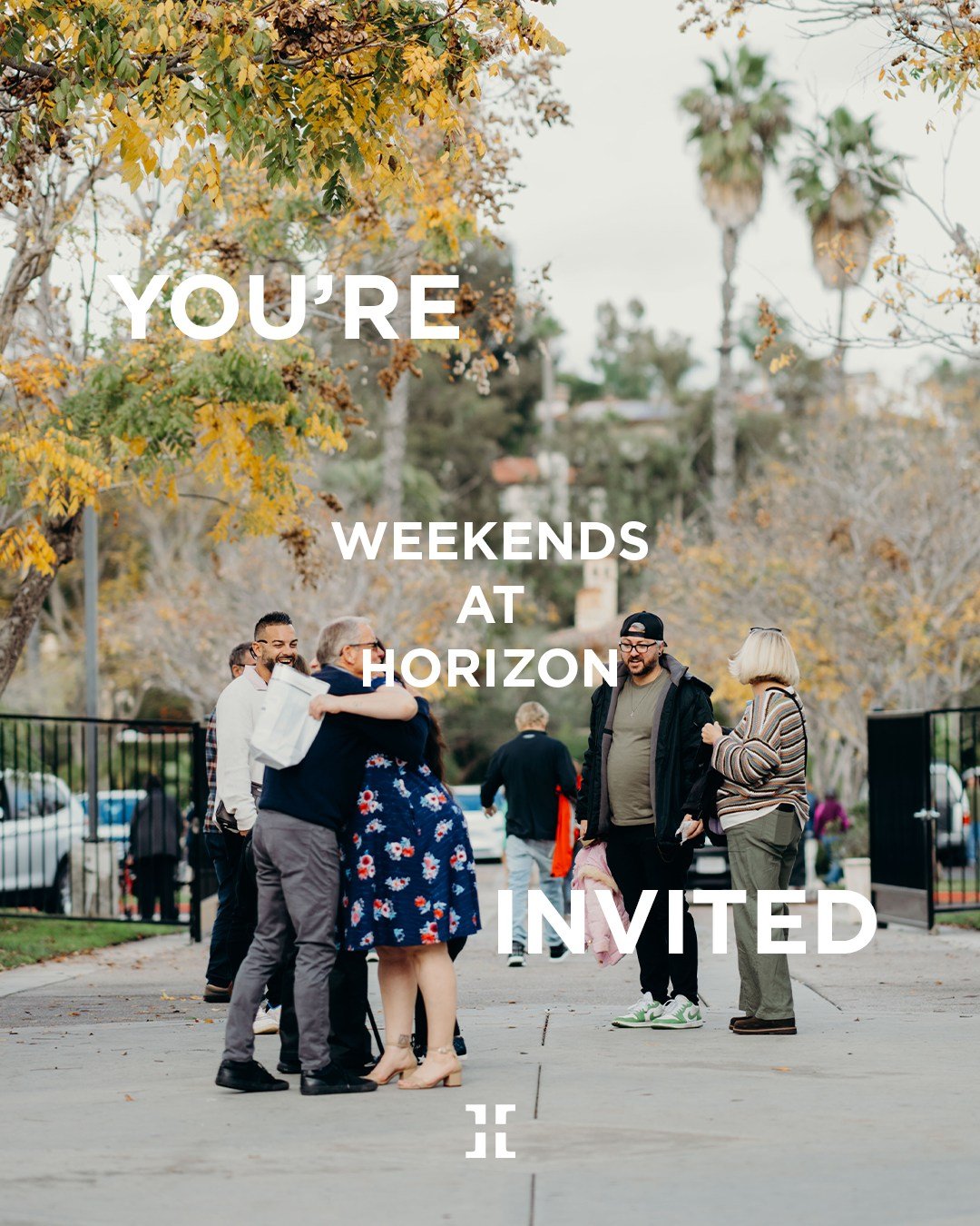 You&rsquo;re invited this weekend at Horizon!

Join us as we worship together, hear the Word, and gather as a church family. We&rsquo;d love to see you at one of our three services.

Saturday at 6 PM
Sunday at 9 &amp; 11 AM

A Church to Call Home.