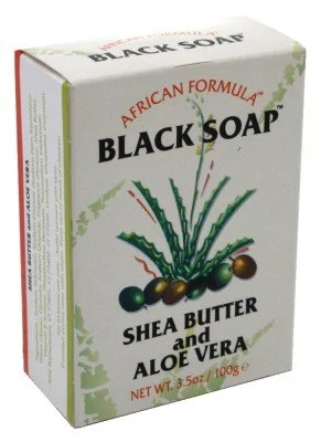 black soap and shea butter