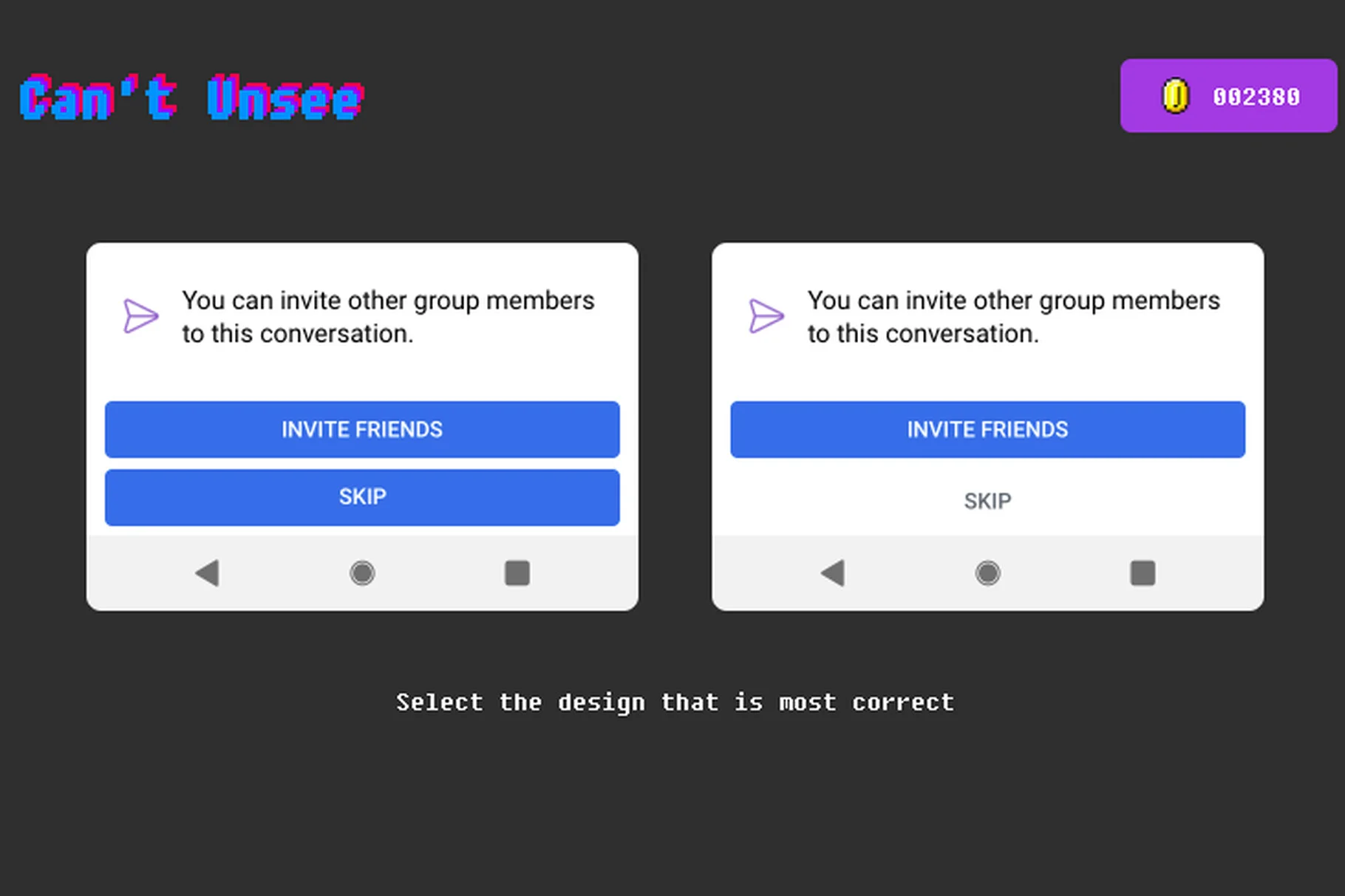 Play this simple design game to test your UI knowledge