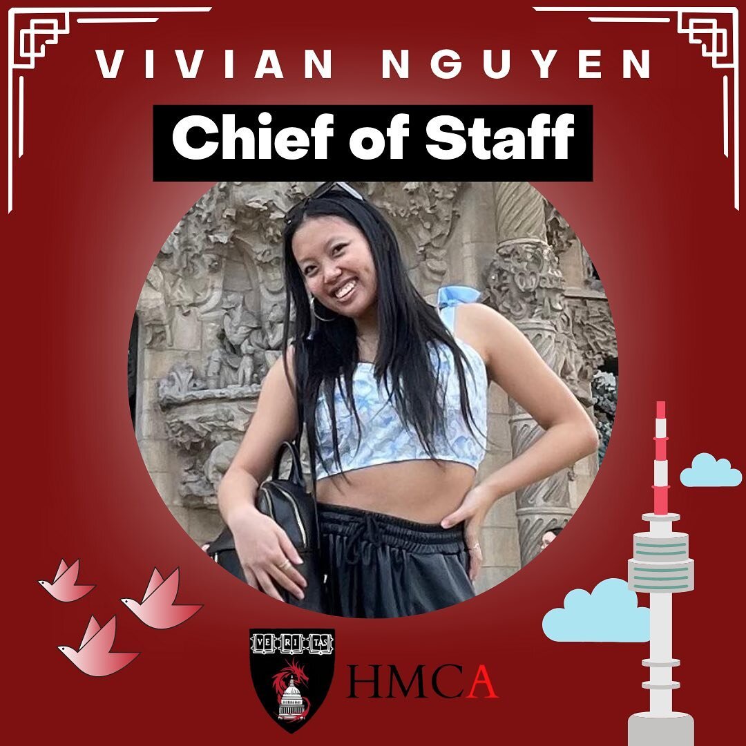 HMCA is excited to announce its Chief of Staff for the 2024 conference! Vivian joined HMC last year and is excited for her first year with Harvard Model Congress Asia. Congratulations Vivian and keep up the great work! 🎉