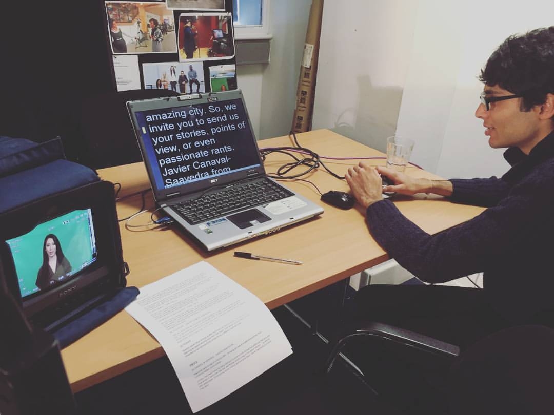 Producing a London360 TV show - April 2016.