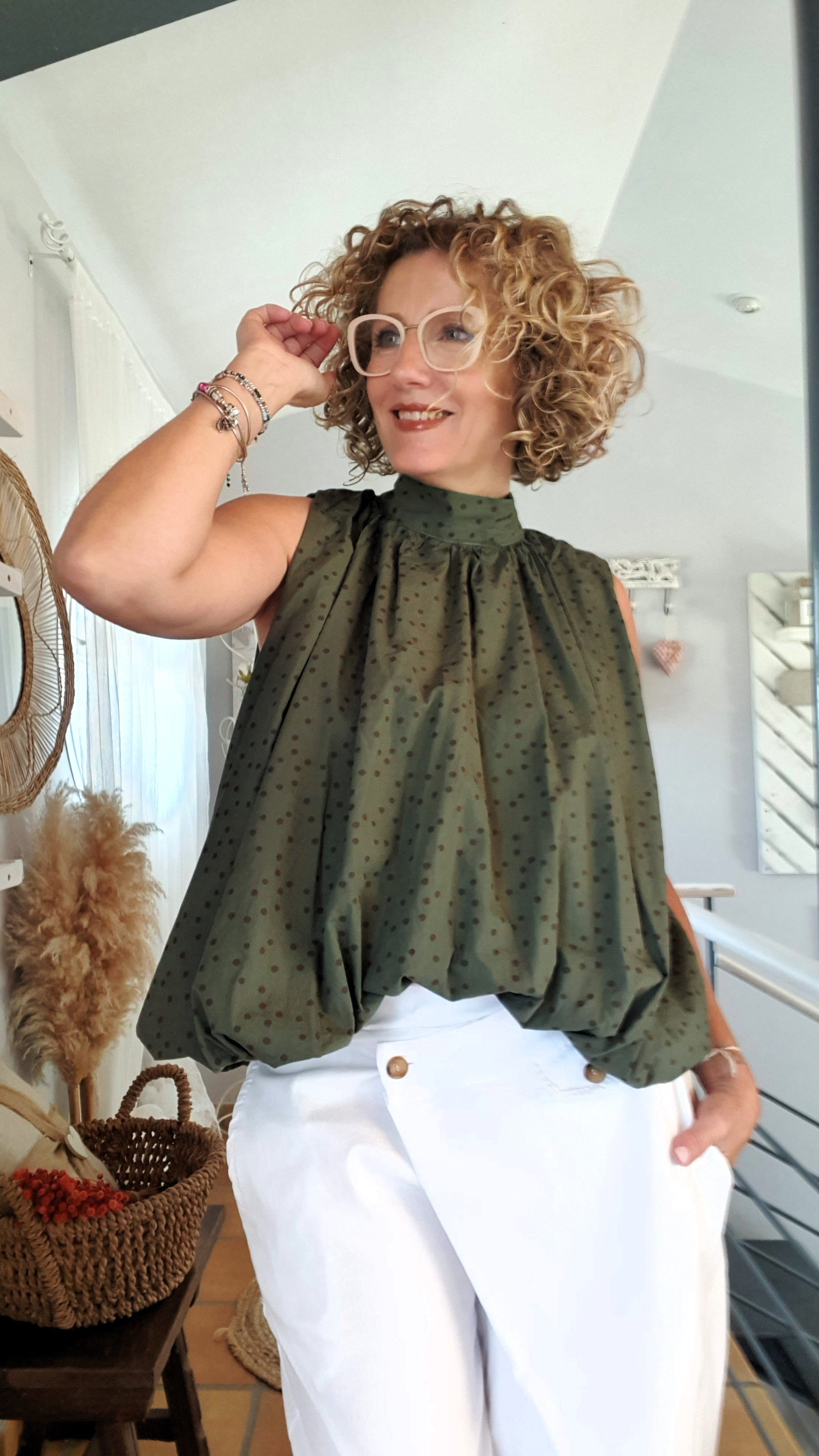 Blusa Olivia kaki