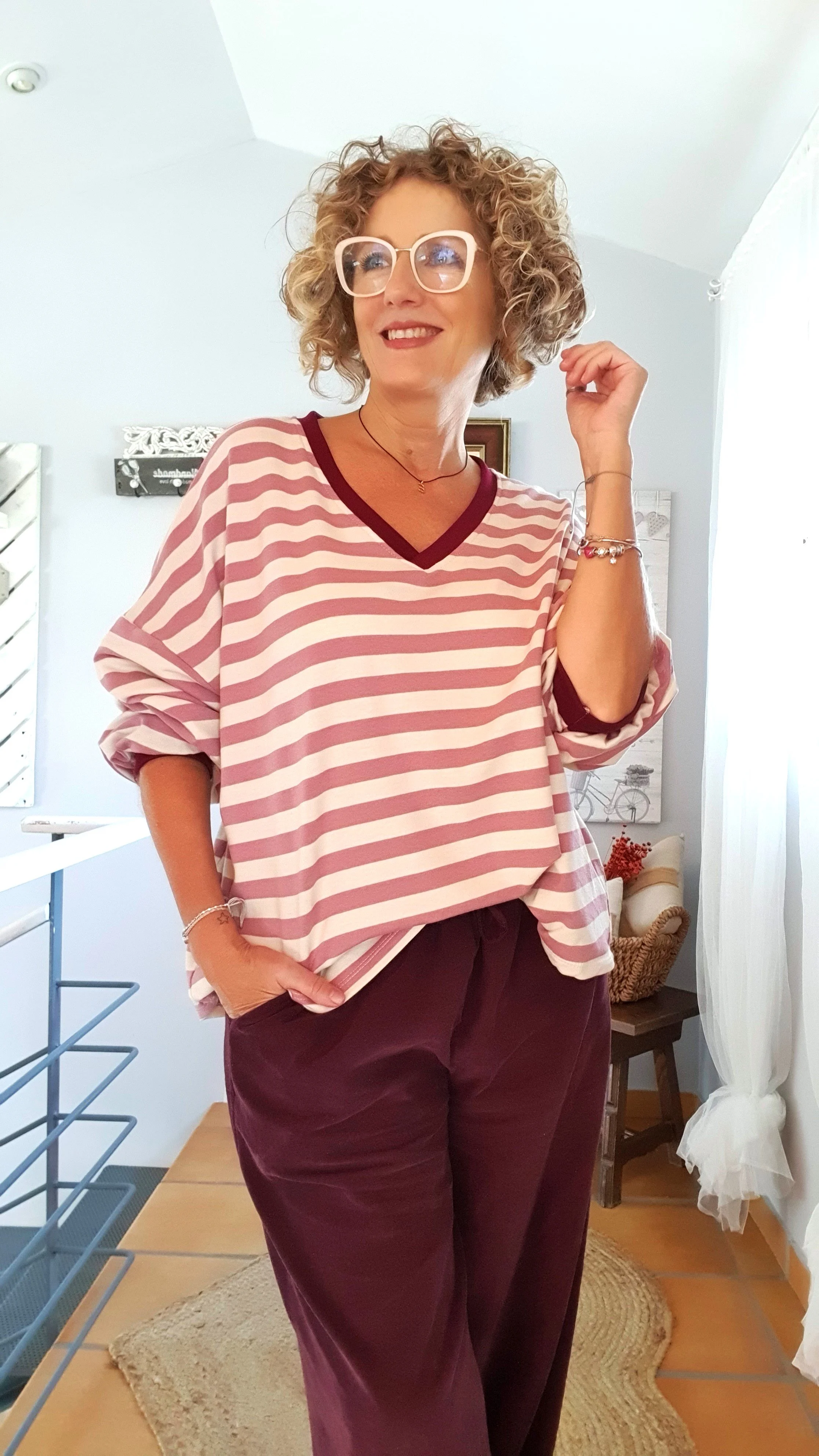 Camiseta Comfy rayas