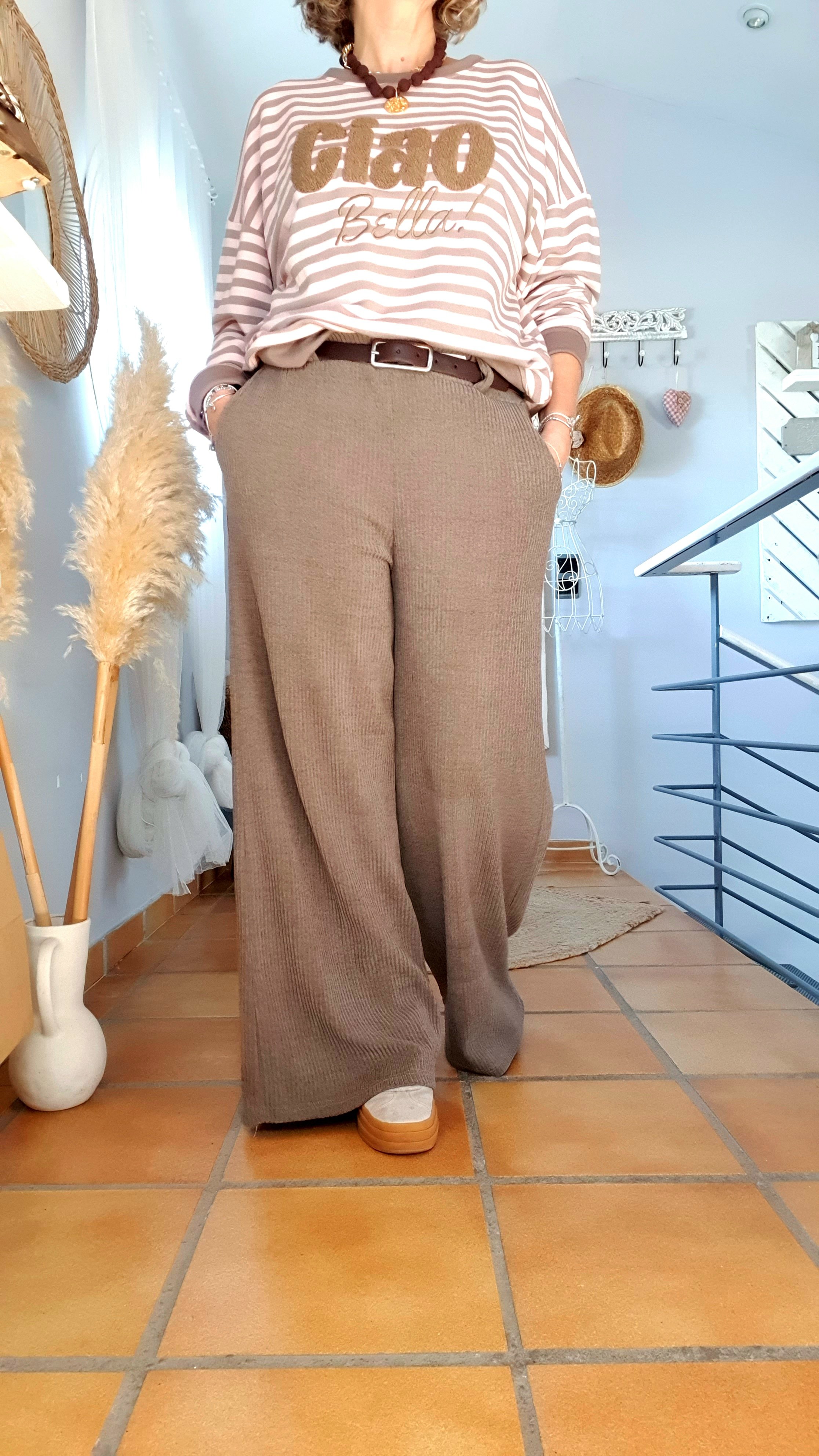 Pantalón pana moca