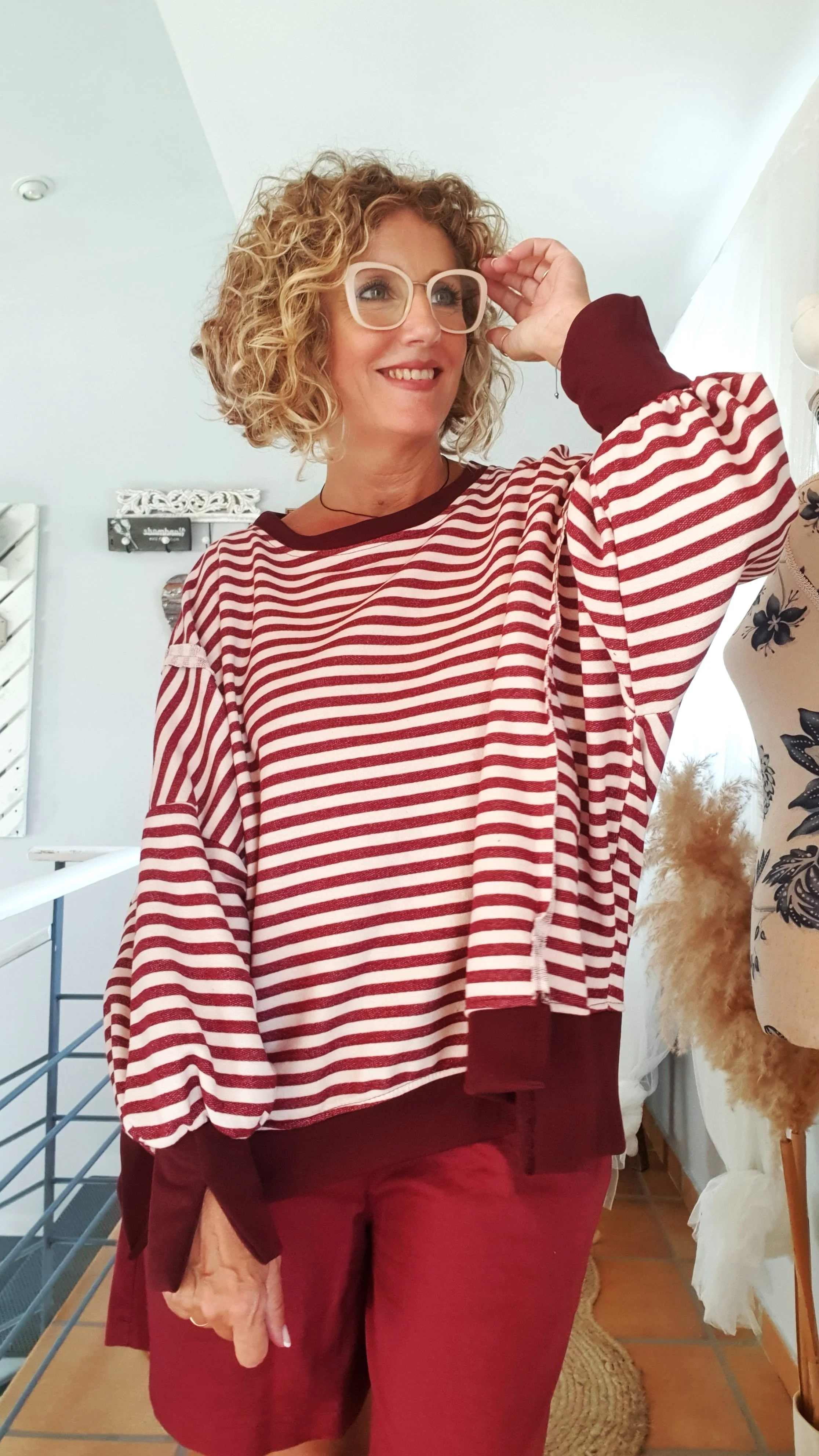 Sudadera Rayas Chic