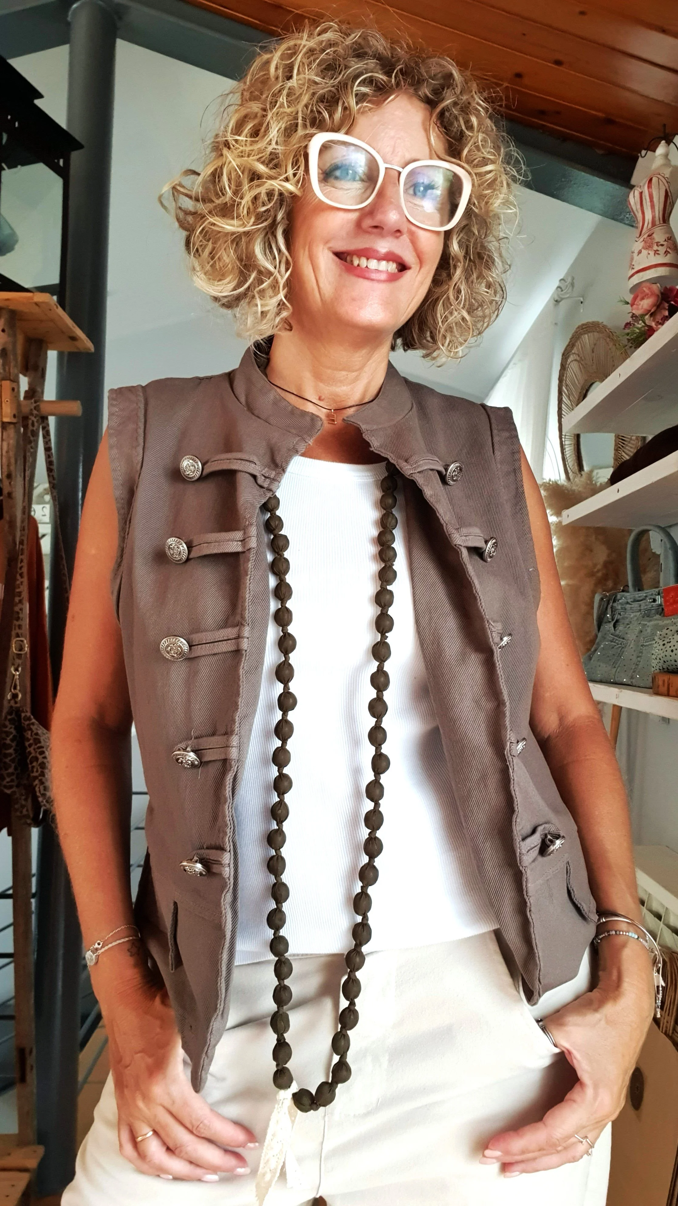 Collar Grecia Kaki