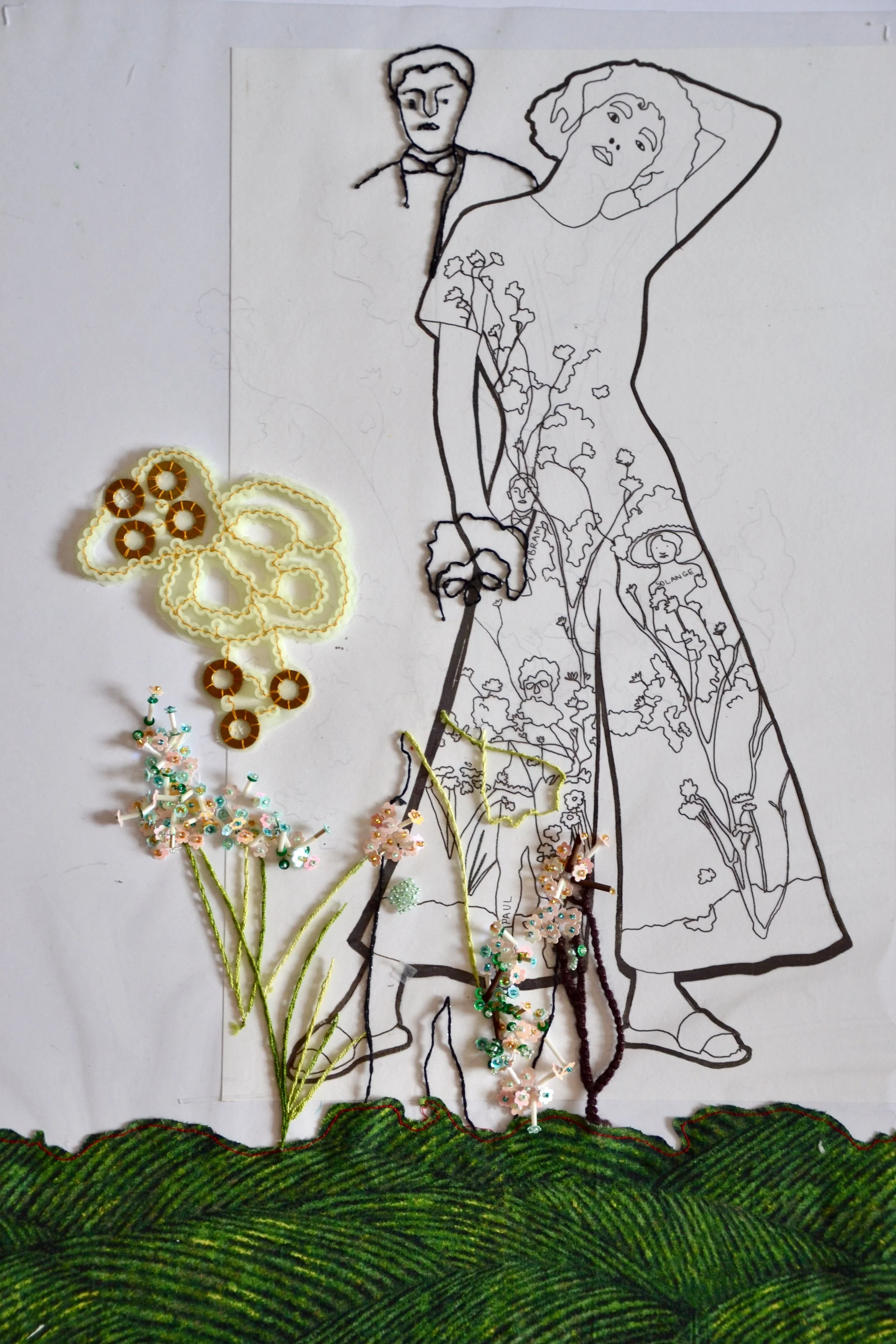 "Wear your heritage with pride" Spring/ Summer 2018 Fashion illustration 