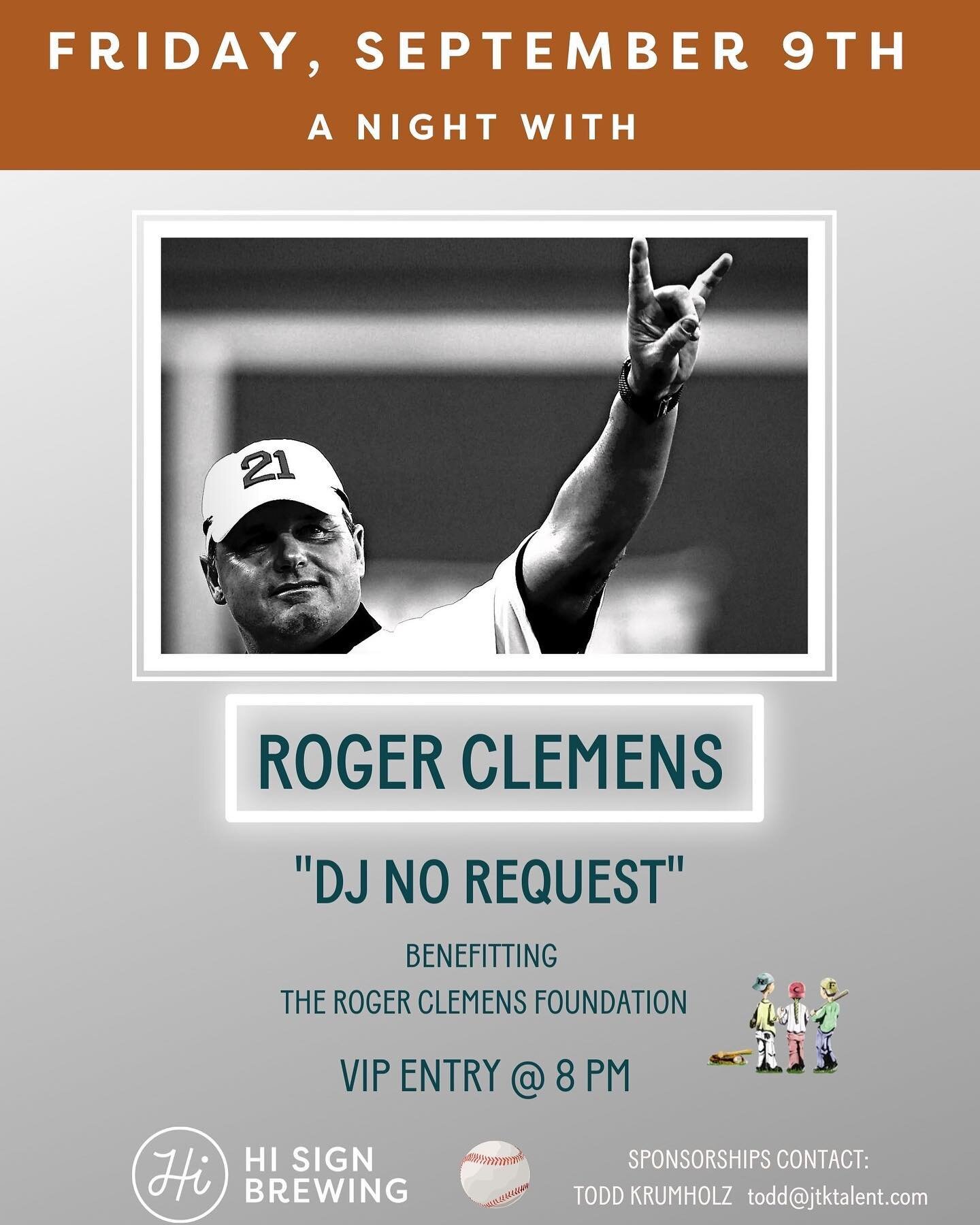 Kicking off Bama weekend with @rogerclemens