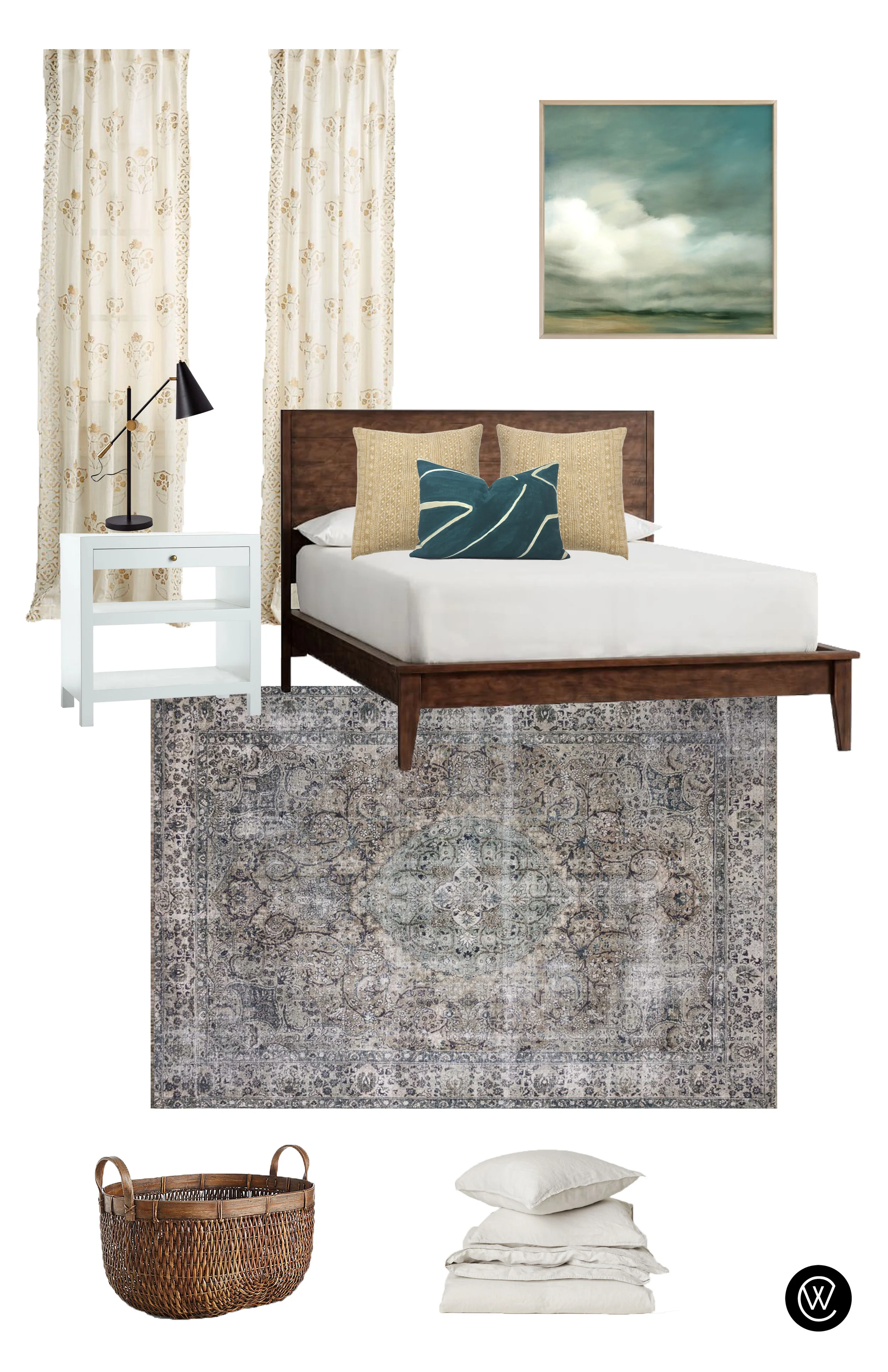 moodboard monday blue and ochre.jpg