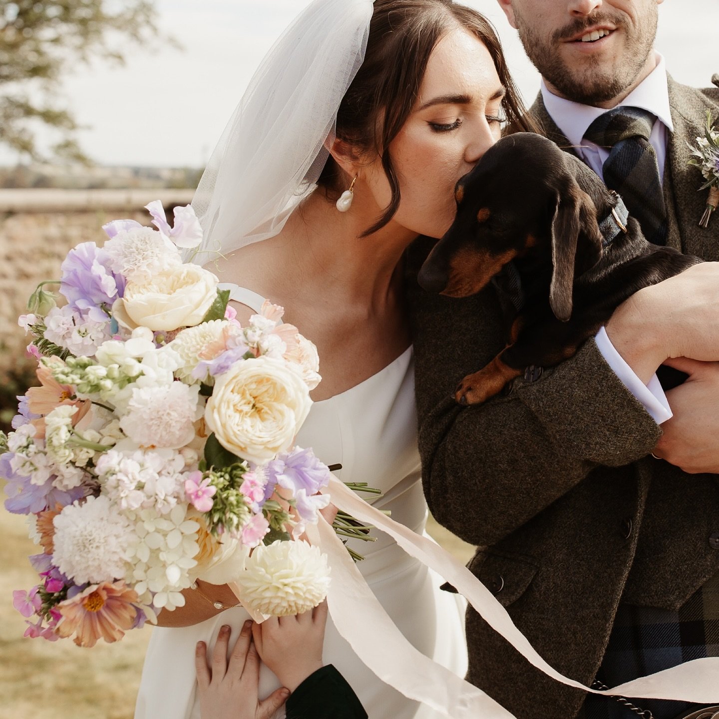 Let&rsquo;s have a little moment for Ralph 🐾 🥰

The team:
@jadeessonphoto
@eleanorfyfe_photography 
@theschivassteading 
@simpleweddingfilms
@hairbyashleighhird
@caitlinewenmakeup
@makeupbyemmasmith
@sakuraflorist
@more.than.sax
@shaunahmeddj
@regi