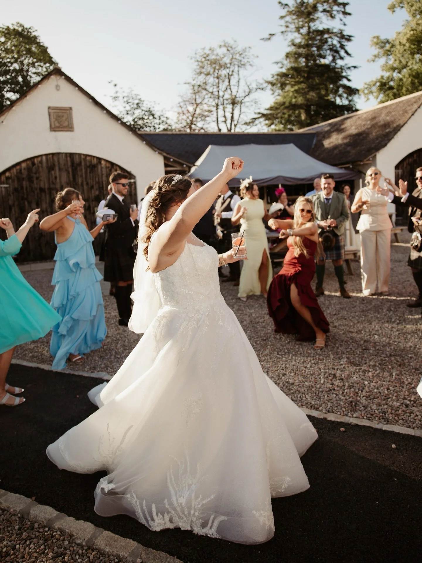 After guests finished their dinner, they walked out to a golden sunset accompanied by a saxophone power hour with @rgmusicom

The good vibes were on another level, and by the time the band kicked off the party was already in full swing! 

Life&rsquo;