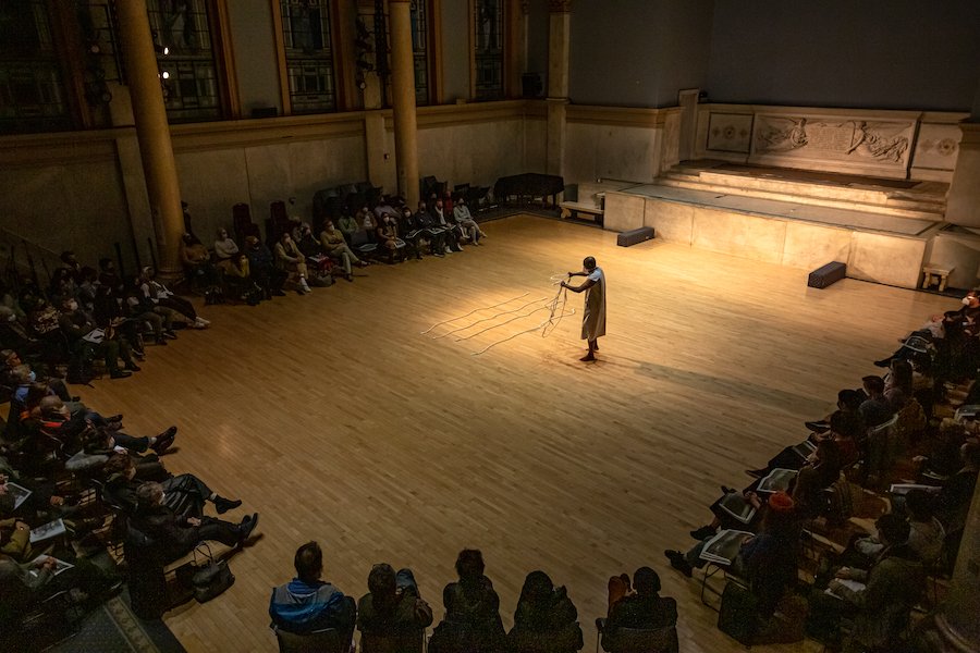 Movement research at the Judson Church, New York, 2022.