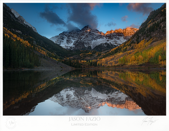 Maroon Bells: First Light