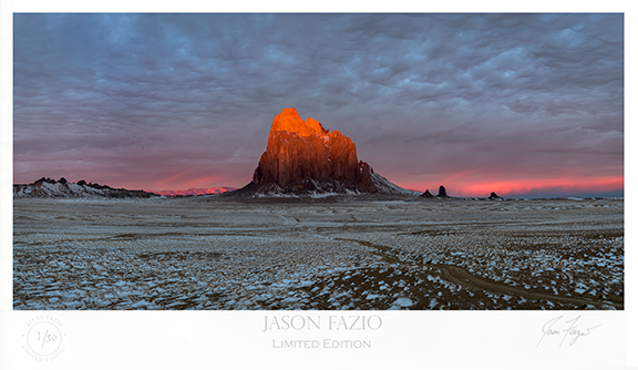 A Shiprock Sunrise (Copy)