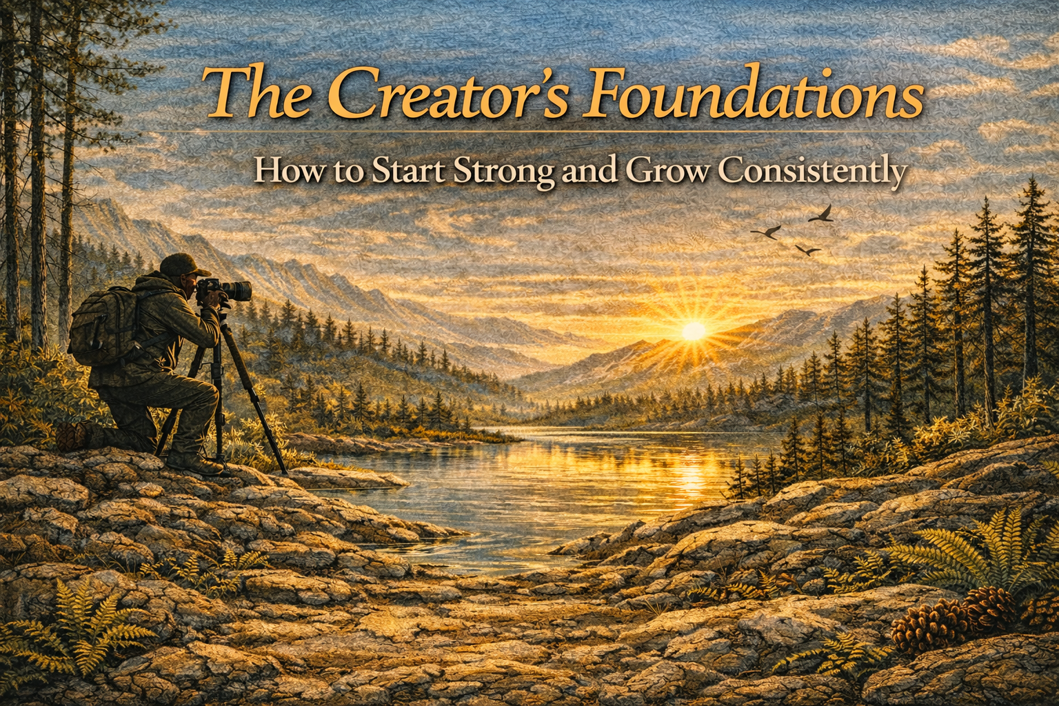 The Creator’s Foundations: How to Start Strong and Grow Consistently