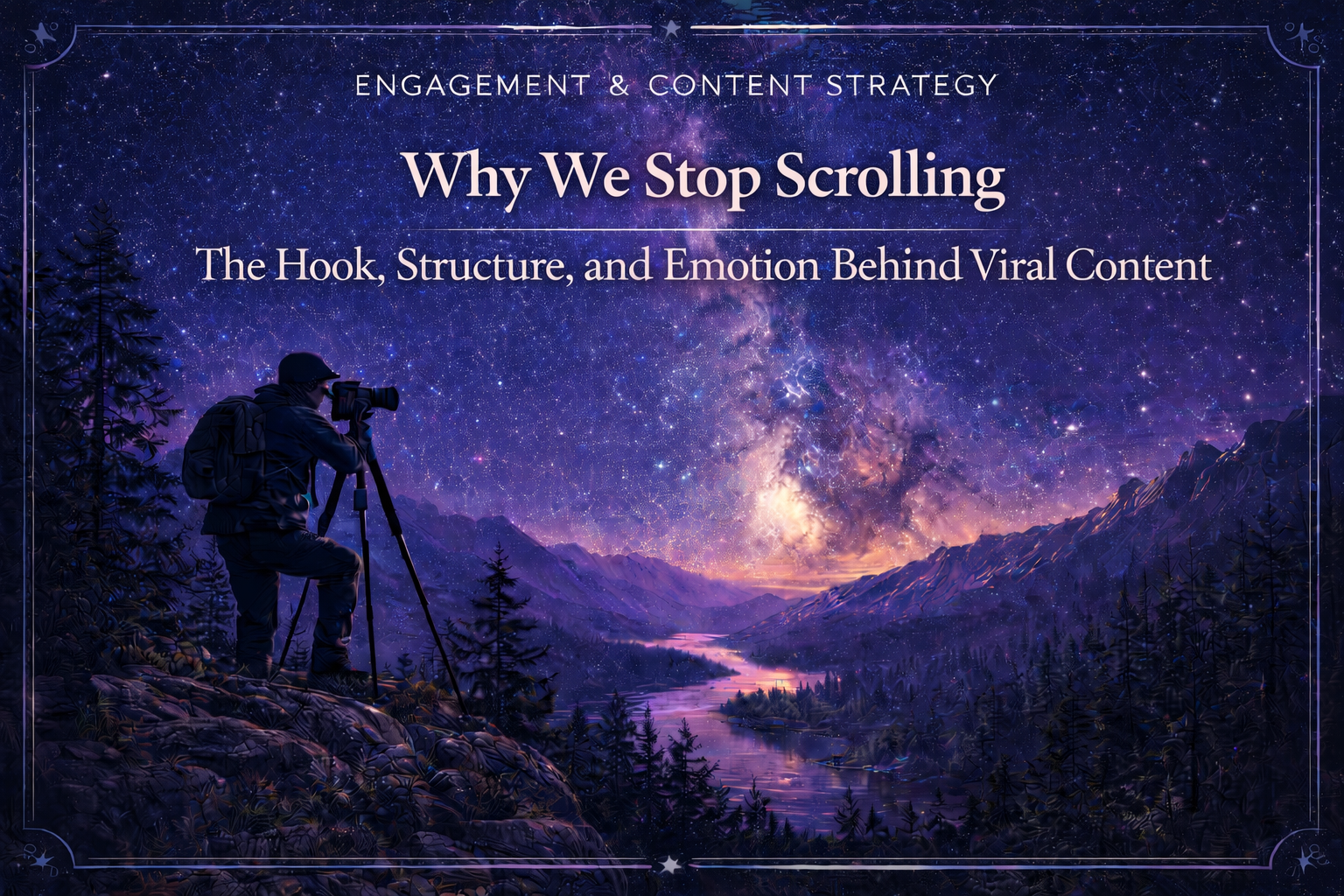 Why We Stop Scrolling: The Hook, Structure, and Emotion Behind Viral Content