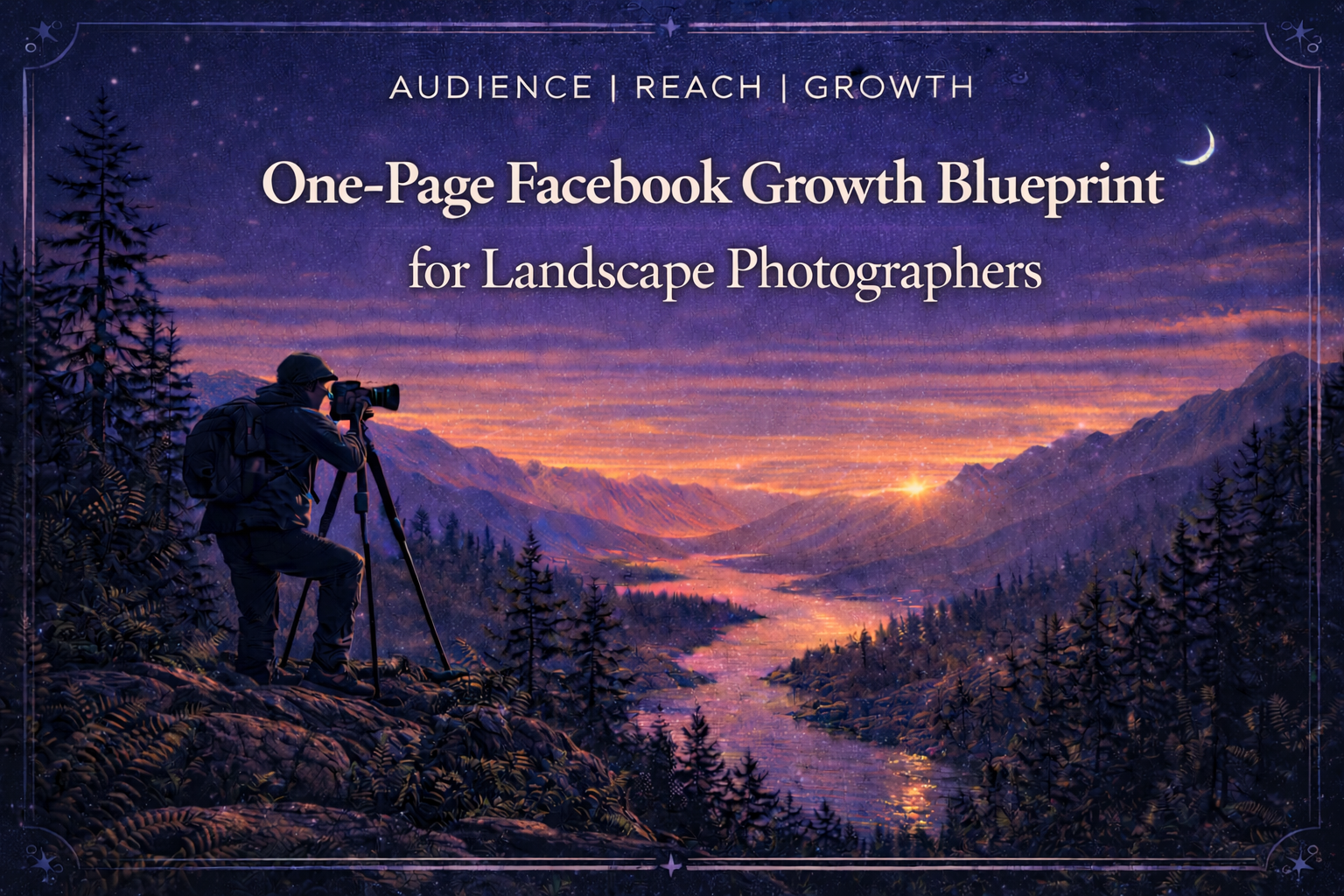 One-Page Facebook Growth Blueprint for Landscape Photographers