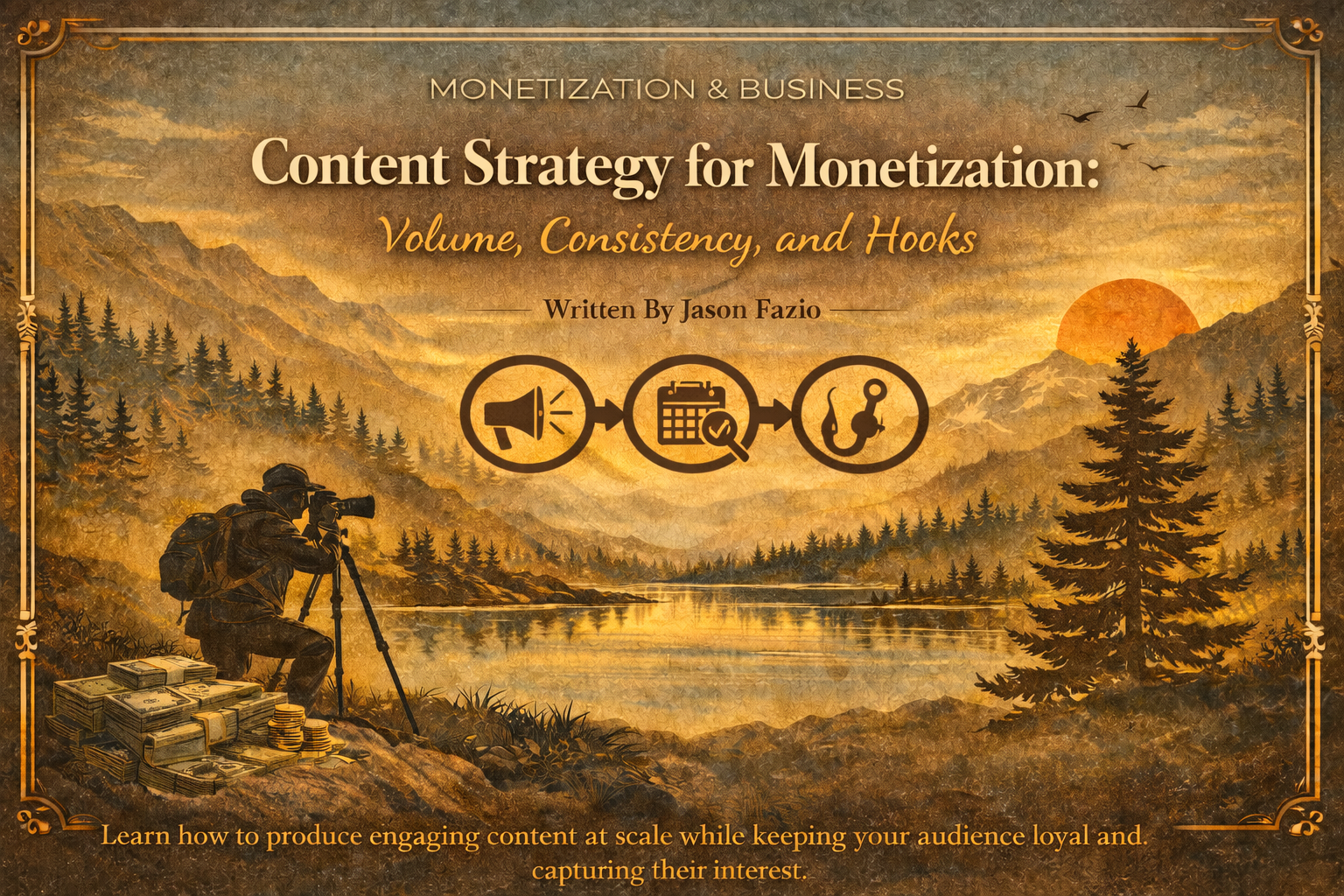 Content Strategy for Monetization: Volume, Consistency, and Hooks