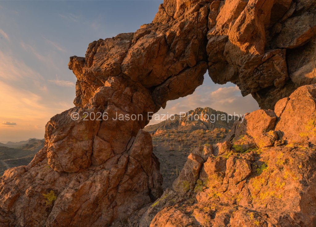 Sunset Arch: A Landscape