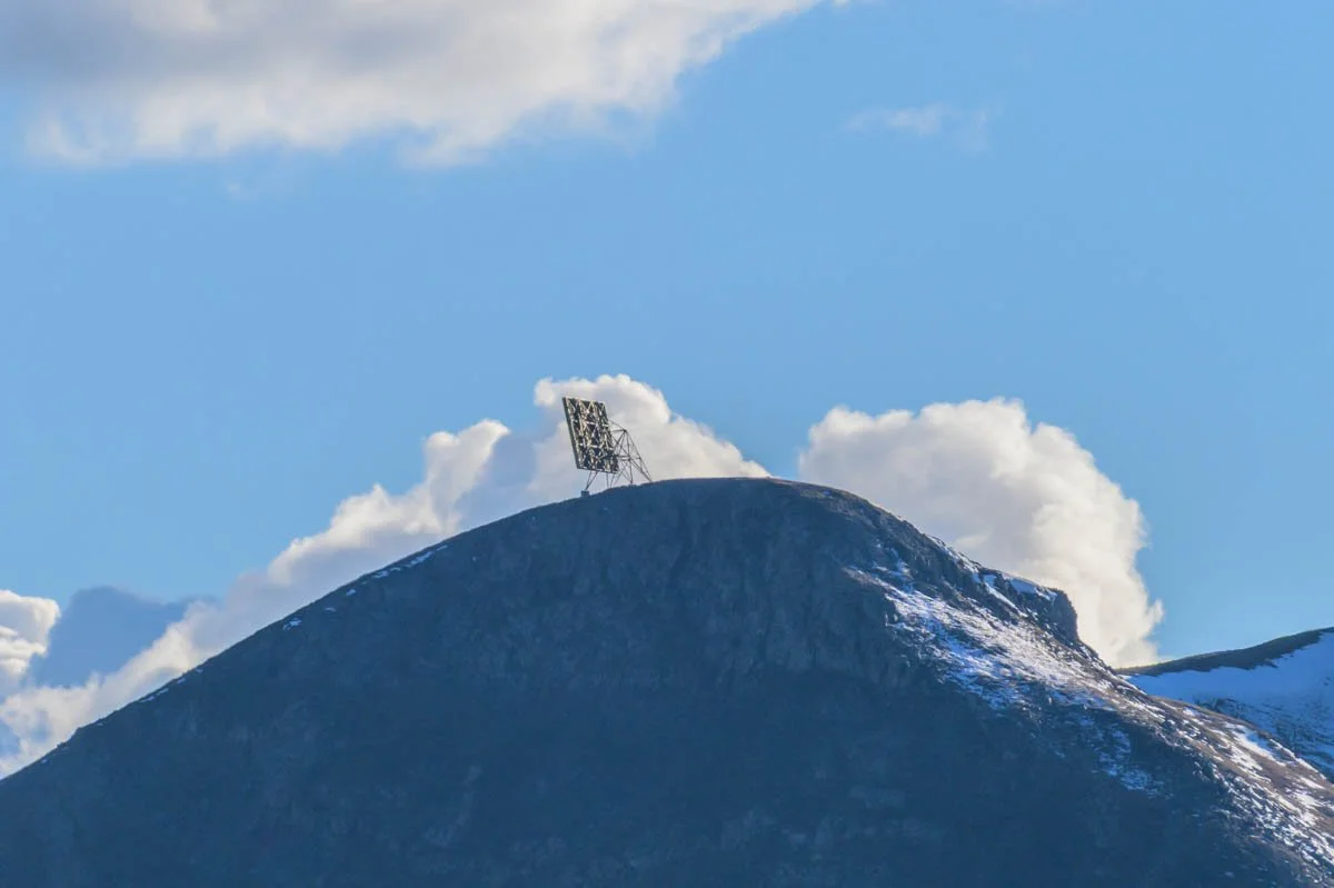 Mountain Microwave Reflector