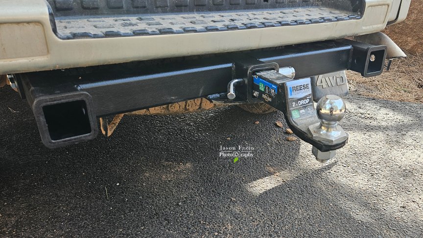 Receiver with 2' drop installed.