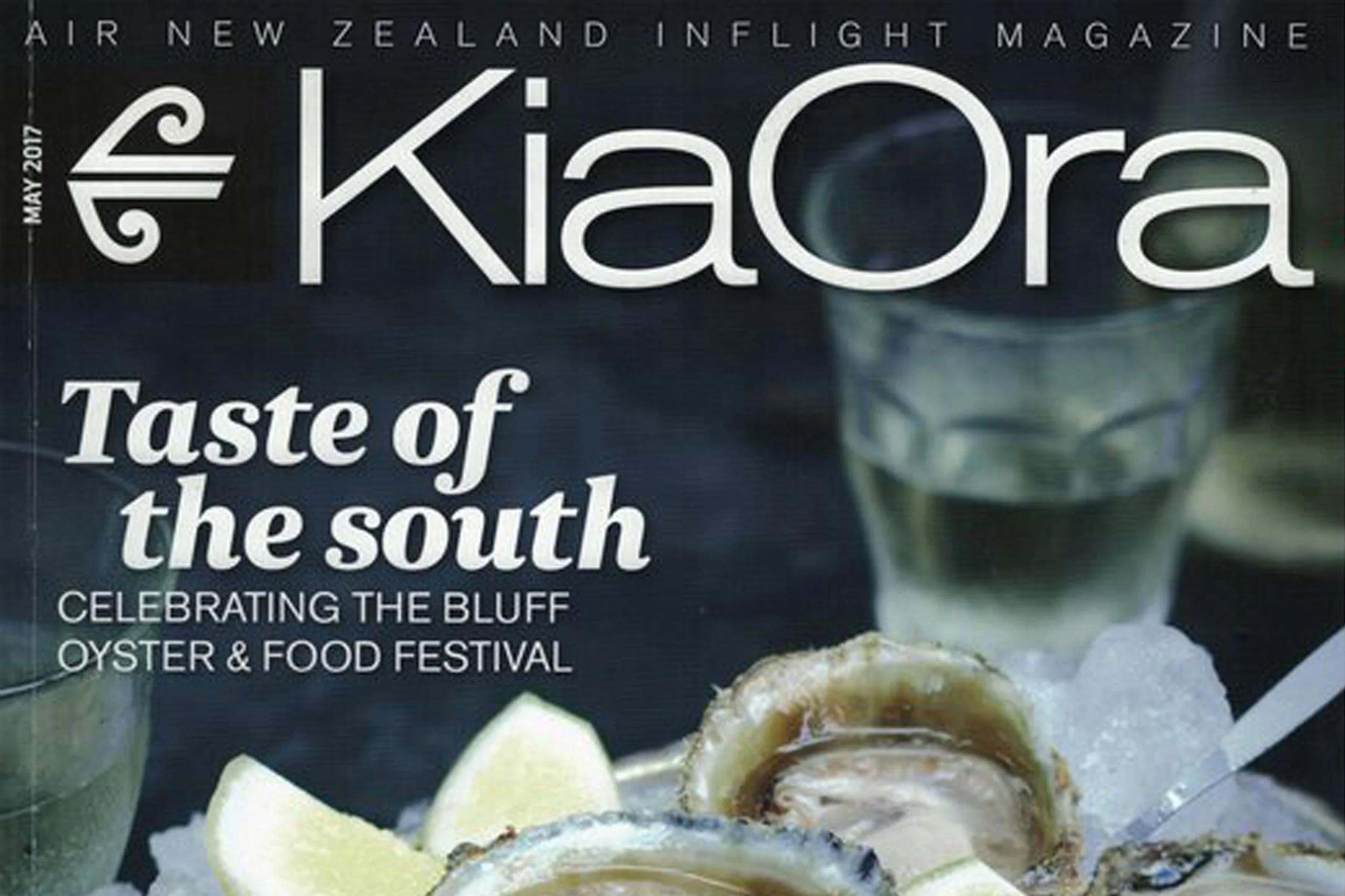 KiaOra Magazine: We starred in the first spread of the 'WellingtonNZ' pull out in the May issue of KiaOra...