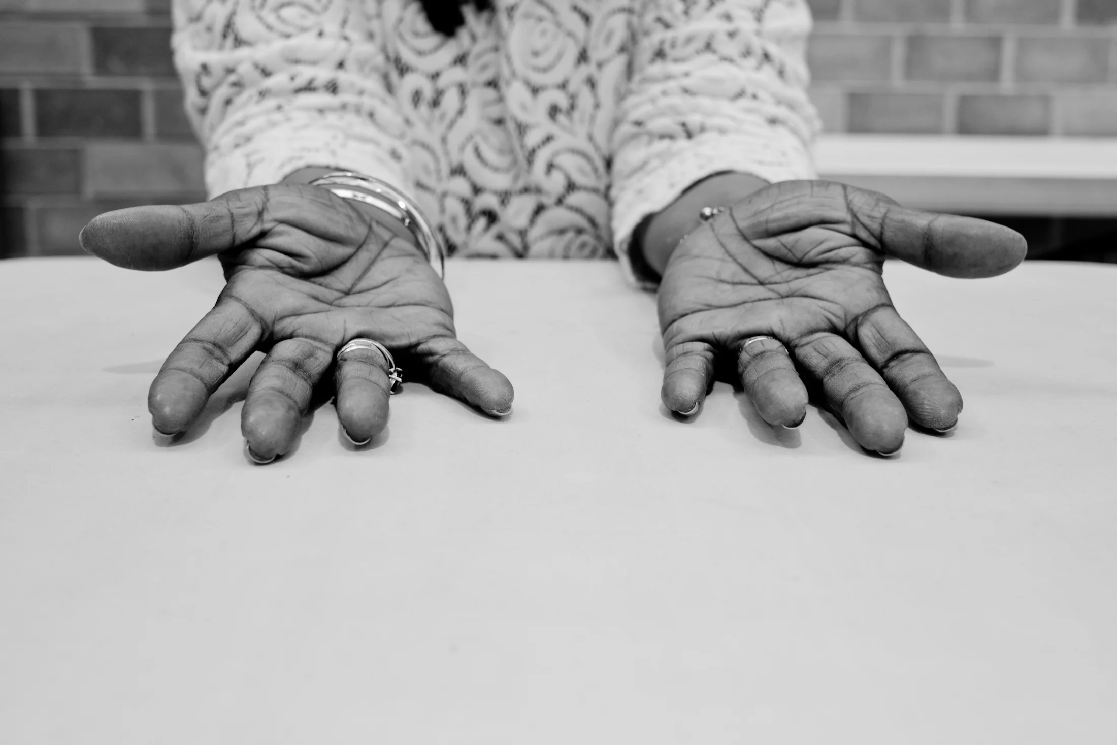 Joyce, 60. “I know my mother’s hands. She was a hairdresser & my father was a carpenter.”