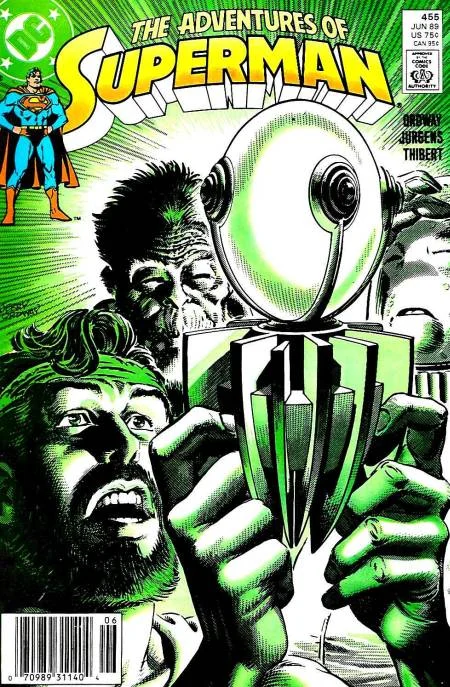 The Eradicator’s original form. And yes, that’s Superman with a beard.