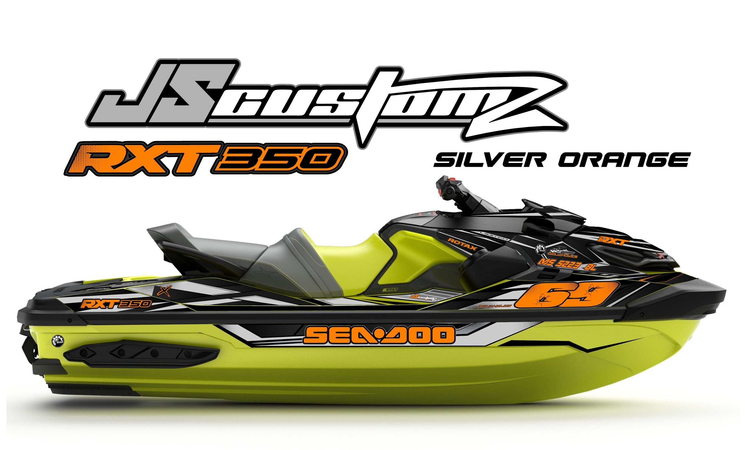SEADOO RXTX ST3 JS2 FULL COLOR GRAPHIC KIT SILVER ORANGE.jpg