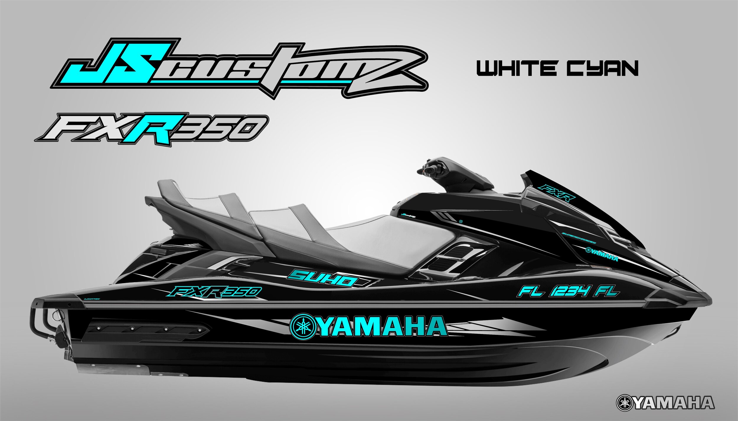 YAMAHA FX JS4 FULL COLOR GRAPHIC KIT WHITE CYAN .jpg