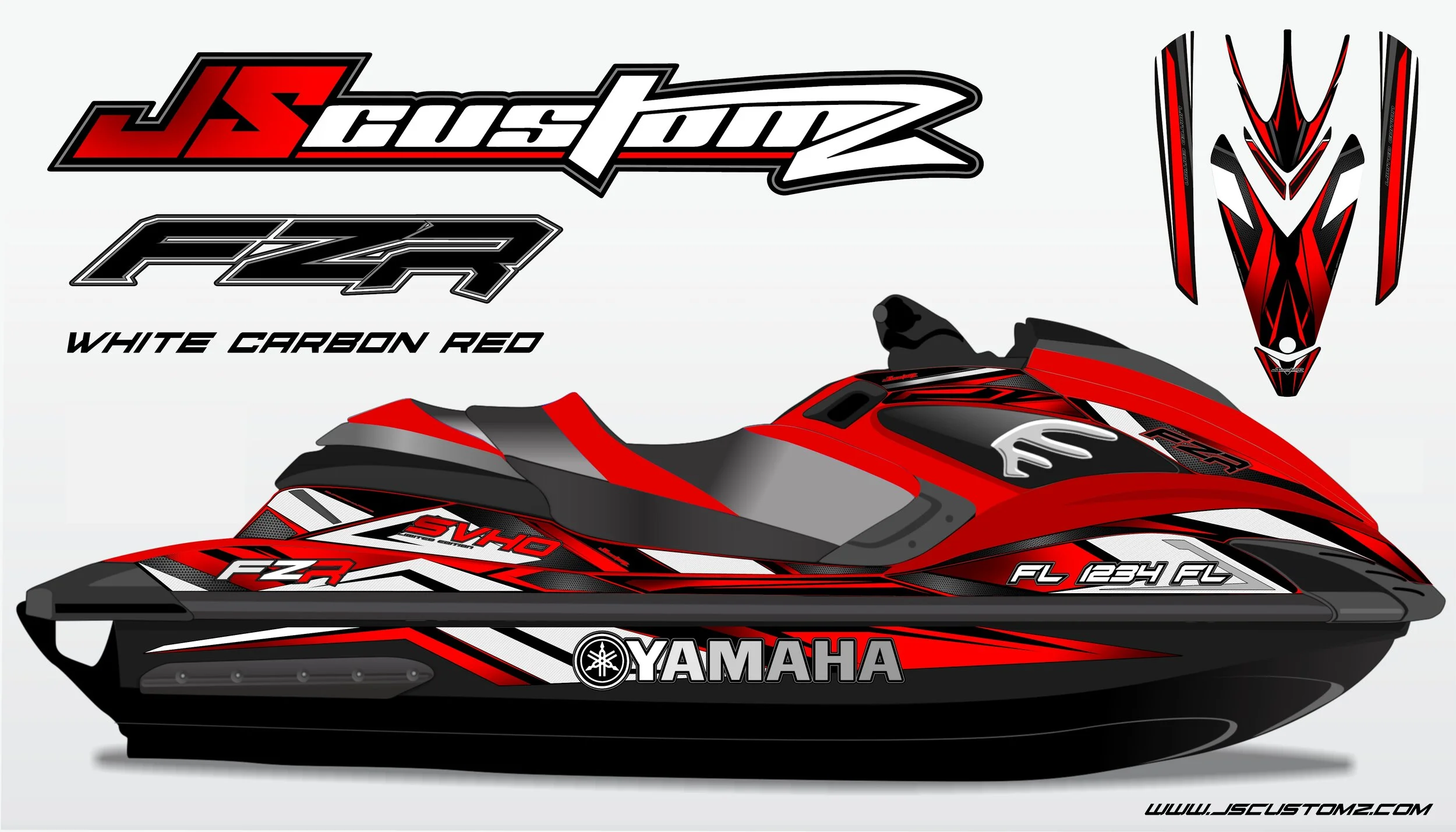 RIVA Racing Free Flow Exhaust Kit For Yamaha FZR/FZS SVHO WaveRunner (2014+) – Add Power & MPH!